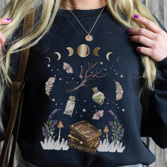 Fairy Grunge Sweatshirt Grunge Fairycore Fairy Core Clothes Mystical Shirt Magic Potion Crewneck Sweatshirt Wizard Sweatshirt Witchy Clothes