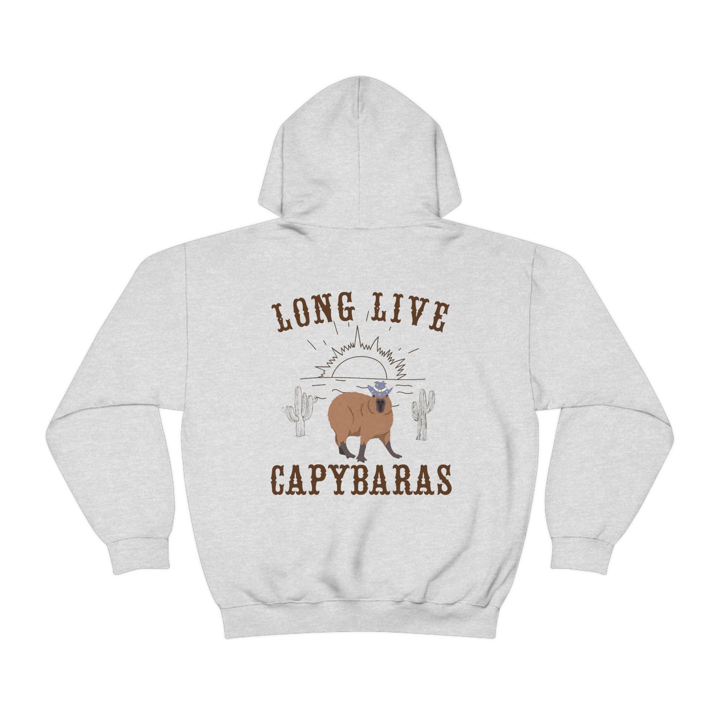 Capybara Sweatshirt Capybara Hoodie Long Live Capybaras Western Hoodies Western sweatshirt Western Graphic Shirt Cowboy Capybara Shirt