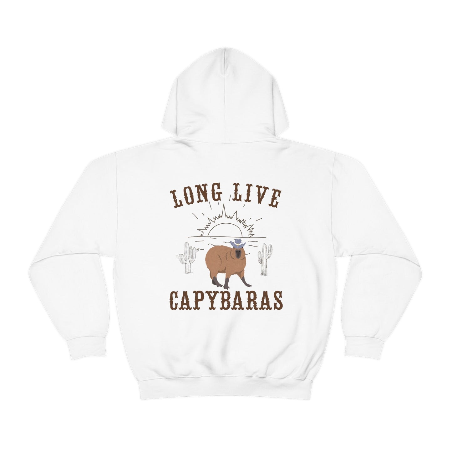 Capybara Sweatshirt Capybara Hoodie Long Live Capybaras Western Hoodies Western sweatshirt Western Graphic Shirt Cowboy Capybara Shirt