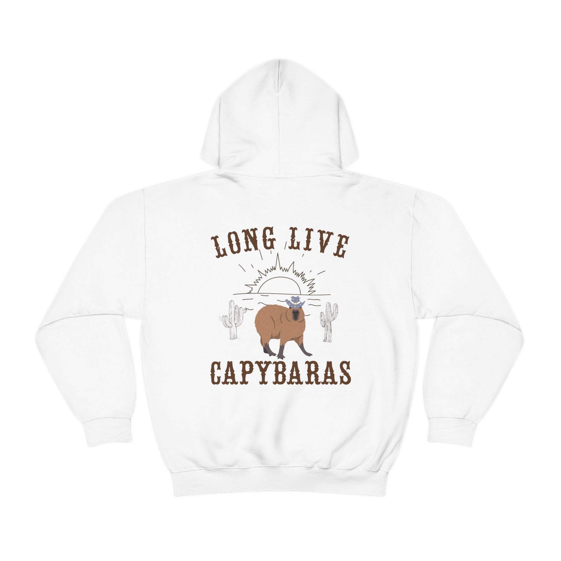Capybara Sweatshirt Capybara Hoodie Long Live Capybaras Western Hoodies Western sweatshirt Western Graphic Shirt Cowboy Capybara Shirt