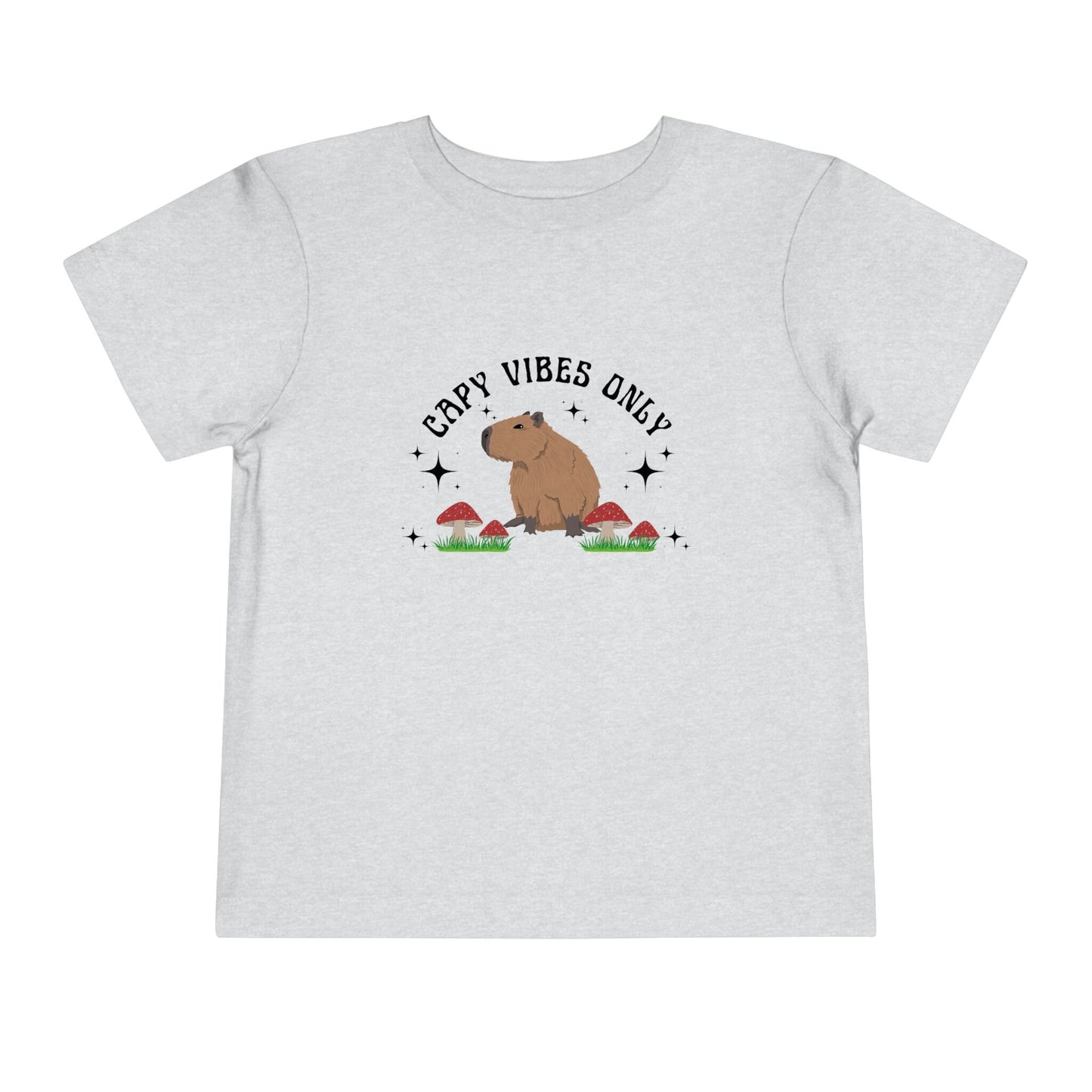 Capybara Shirt For Kids Retro Toddler Mushroom Shirt Cottagecore Clothes Capy Vibes Capybara Gift Kids Youth Capybara Shirt Capy Shirt Girl