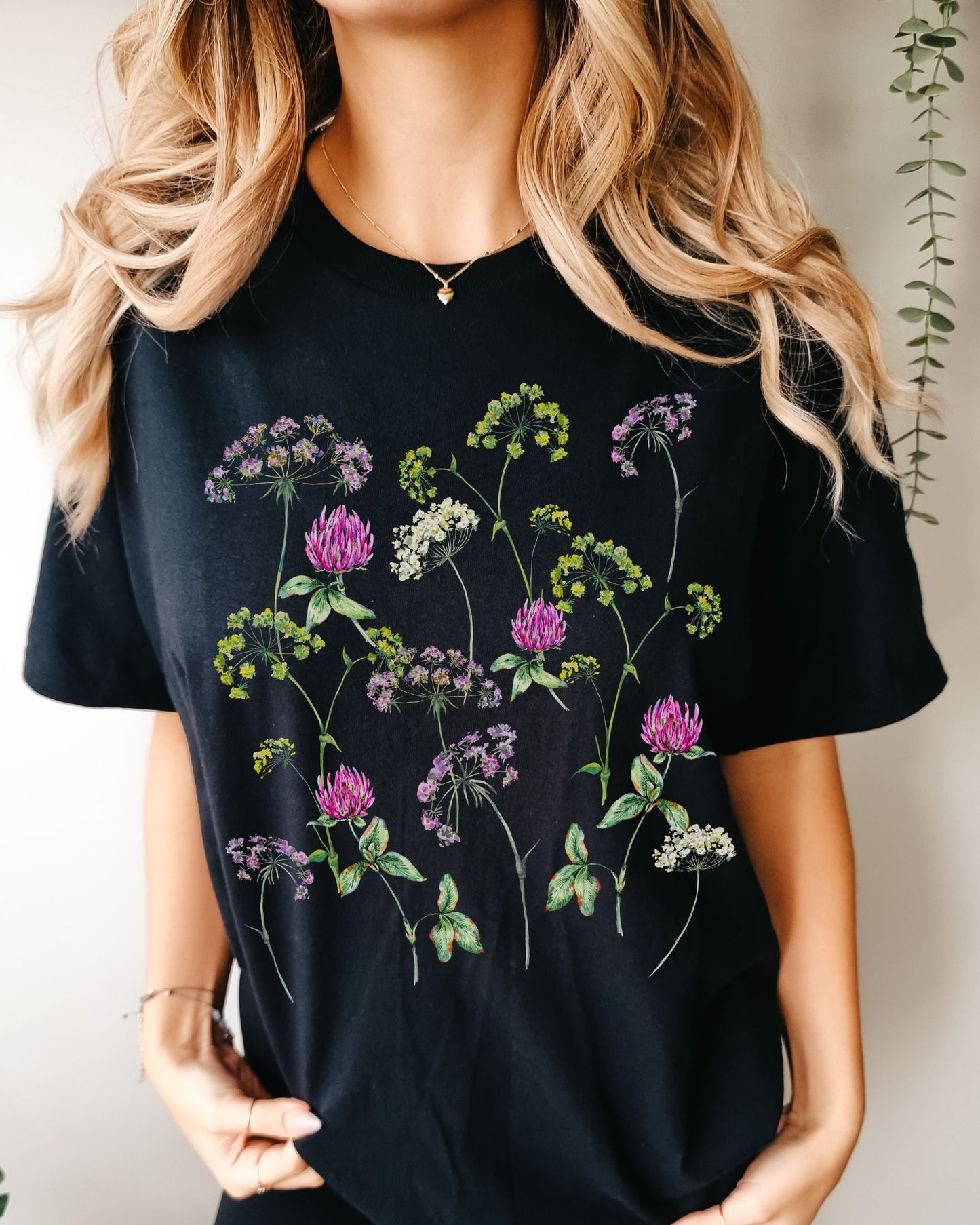 Wildflower Shirt Comfort Colors Shirt Fairycore Shirt Wild Flower Shirt Wildflower T Shirt Cottagecore Clothes Boho Shirt Watercolor Flowers