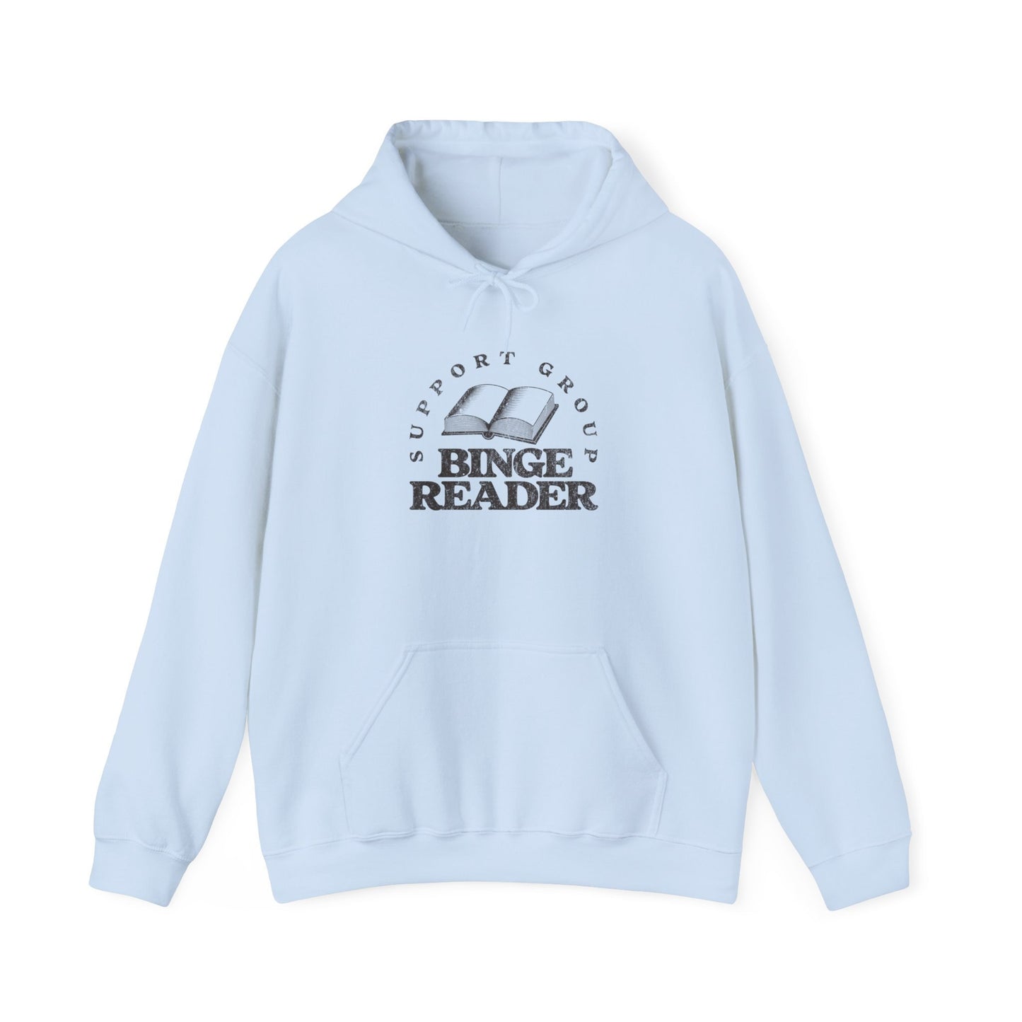 Binge Reader Support Group Hoodie Bookish Things Book Merch Romantasy Reader Book Club Hoodie Book Lover Library Sweatshirt Reading Hoodie