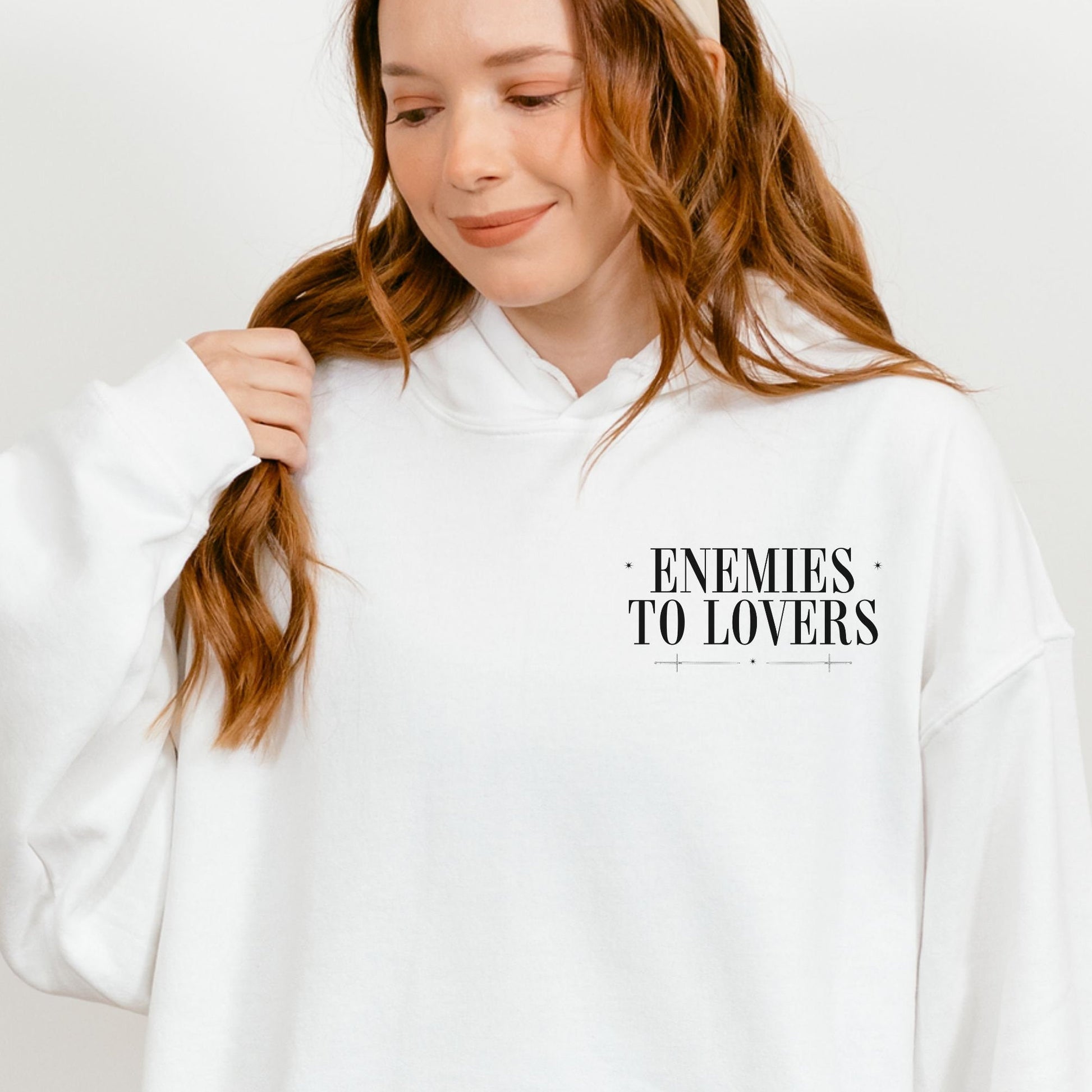 Enemies to Lovers Shirt Reading Hoodie Fated Mates Slow Burn Book Trope Sweatshirt Romantasy Bookish Merch Slowburn Romance Readers Shirt