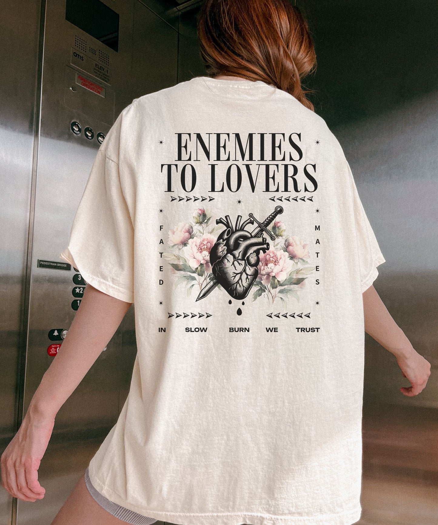 Enemies To Lovers Shirt Slow Burn Book Tropes Shirt Dark Romance Smut Shirt Fated Mates Romantasy Reader Bookish Things Fantasy Romance Gift