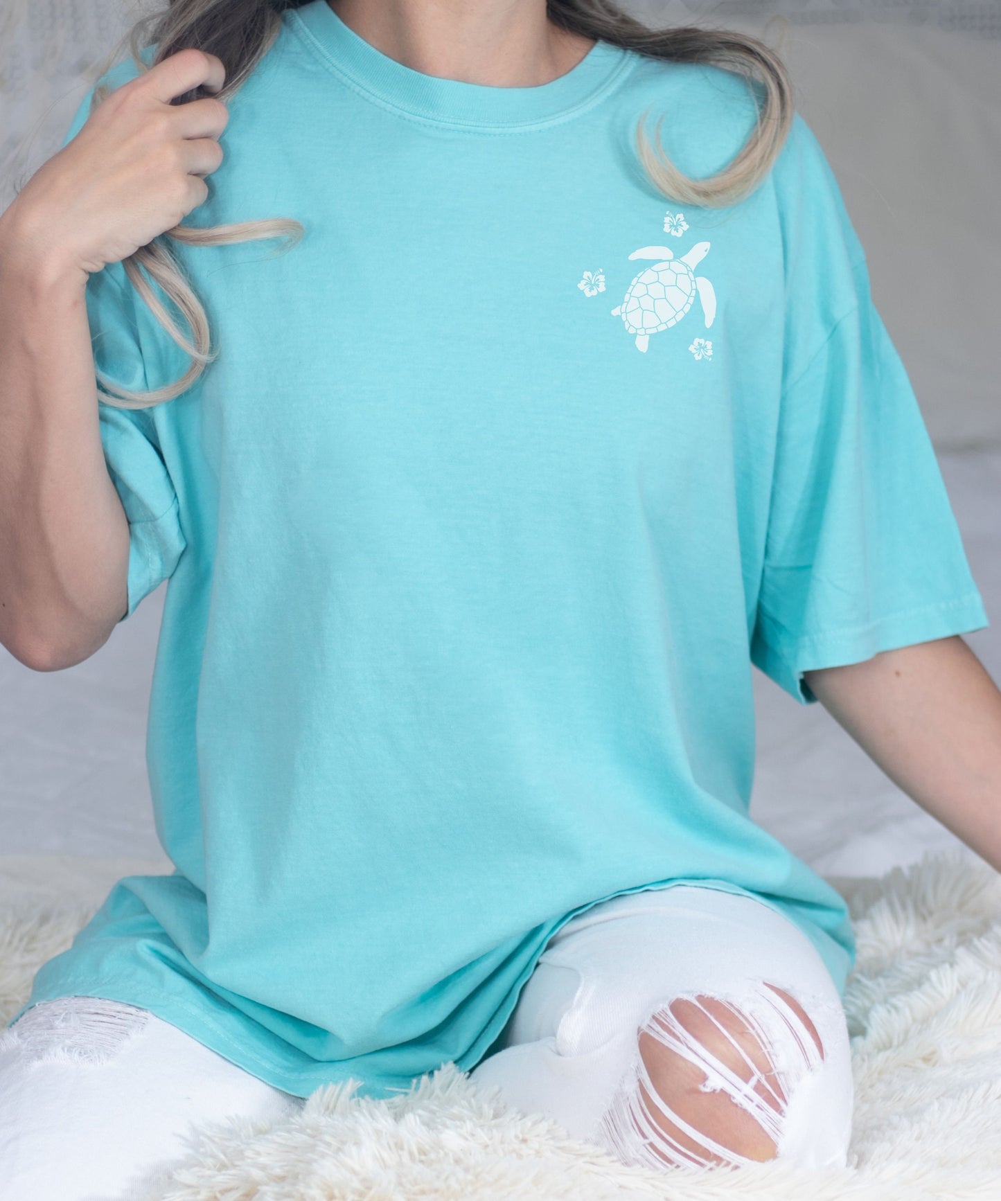 Protect The Ocean Sea Turtle Shirt, Mini Sea Turtle Shirt Ecology Shirt Mermaidcore Tee Mermaid Core Coconut Girl Beachy Shirt Preppy Stuff