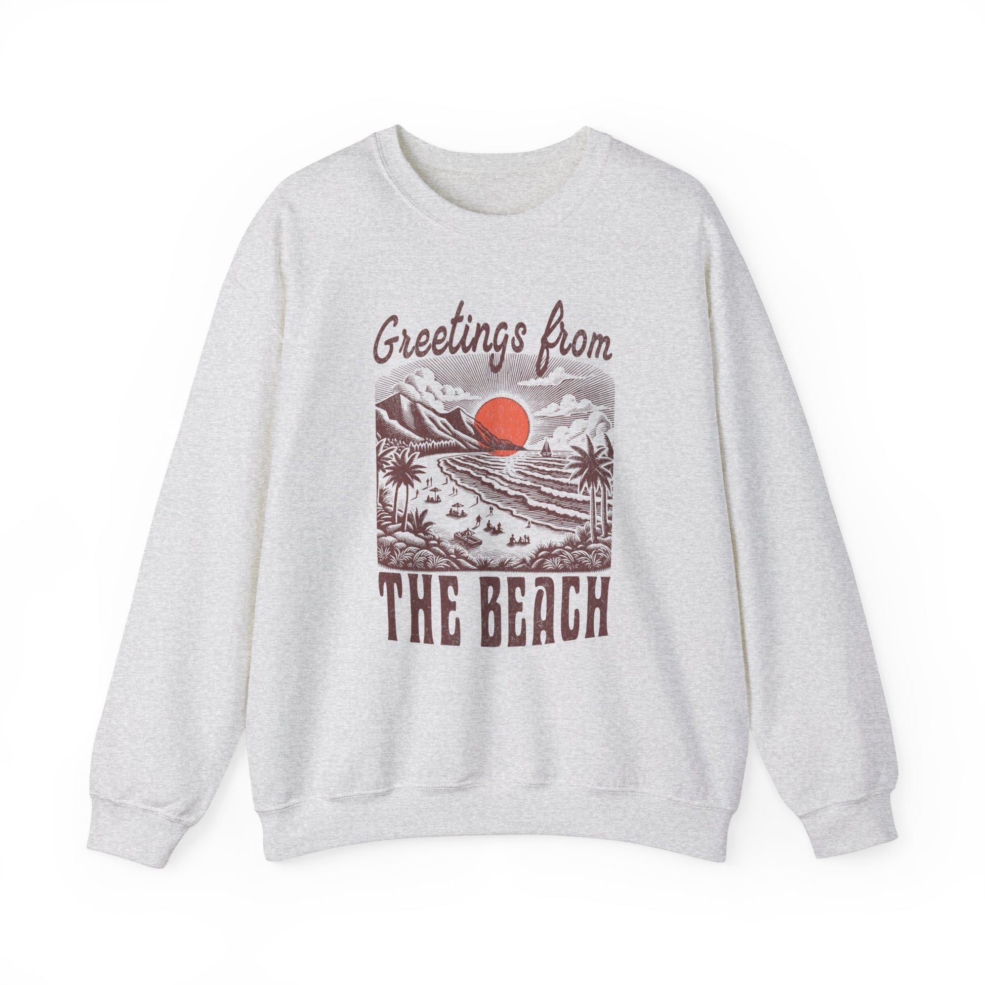 Greetings From The Beach Sweatshirt Coconut Girl Preppy Stuff Beachy Sweatshirt Oceancore Clothing Mermaidcore Granola Girl Sweatshirt