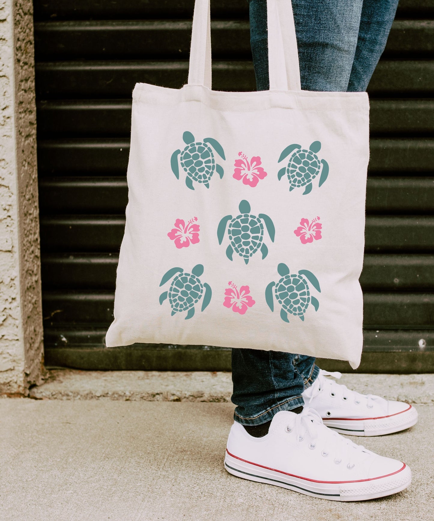 Sea Turtle Tote Bag, Hibiscus Bag Preppy Stuff Mermaidcore Coconut Girl Mermaid Core Mini Sea Turtle Gifts Seaturtle Cruise Accessories