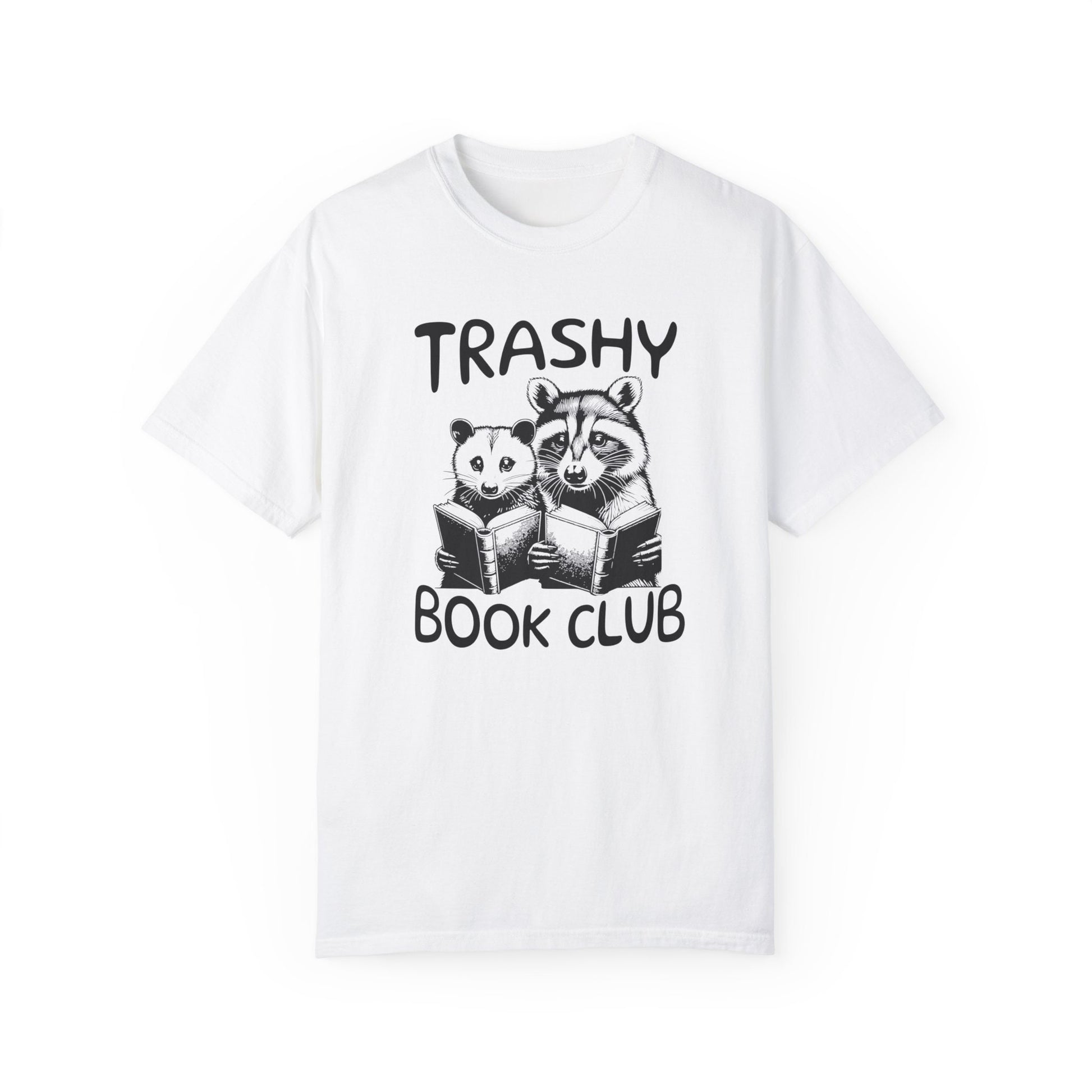 Trashy Book Club Raccoon Shirt Opossum Shirt Possum Shirt Smut Shirt Romantasy Romance Fantasy Dark Romance Reader TShirt