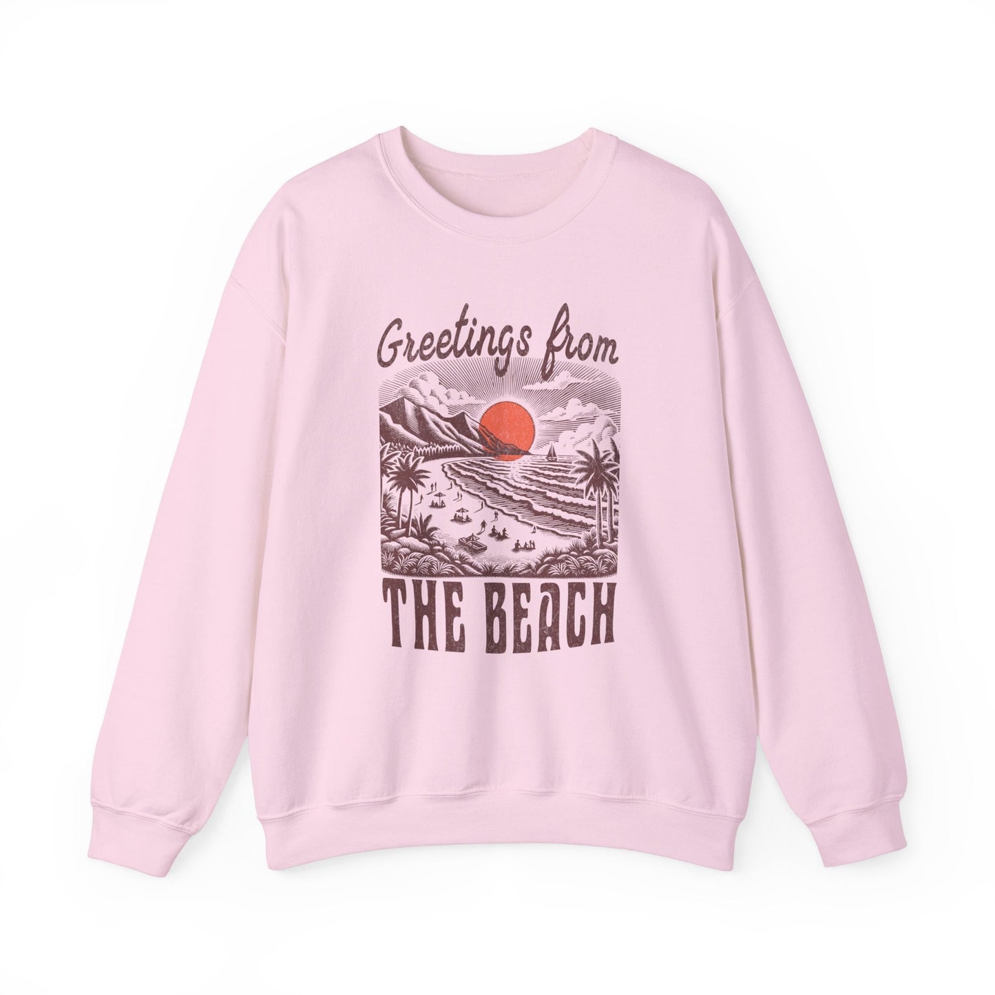 Greetings From The Beach Sweatshirt Coconut Girl Preppy Stuff Beachy Sweatshirt Oceancore Clothing Mermaidcore Granola Girl Sweatshirt