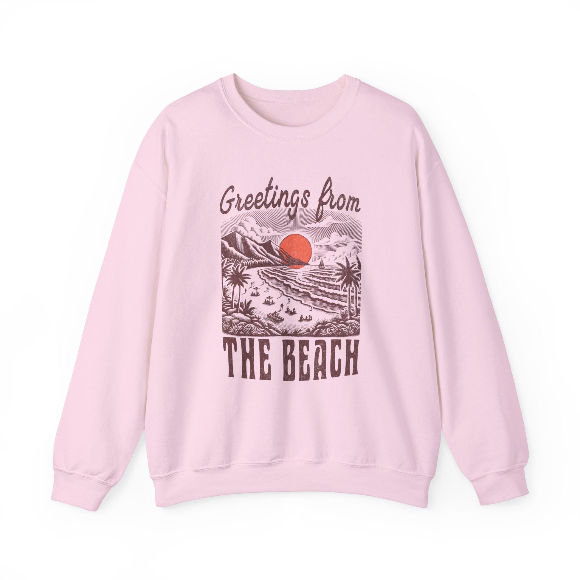 Greetings From The Beach Sweatshirt Coconut Girl Preppy Stuff Beachy Sweatshirt Oceancore Clothing Mermaidcore Granola Girl Sweatshirt