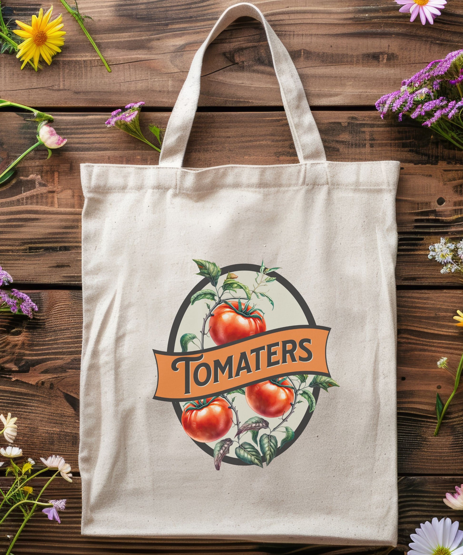 Tomaters Tote Bag, Tomato Gifts Tomatoes Tote Bag Gardening Bag Gardening Tote Farmers Market Bag Tomato Girl Vegetable Fruit Tote Bag