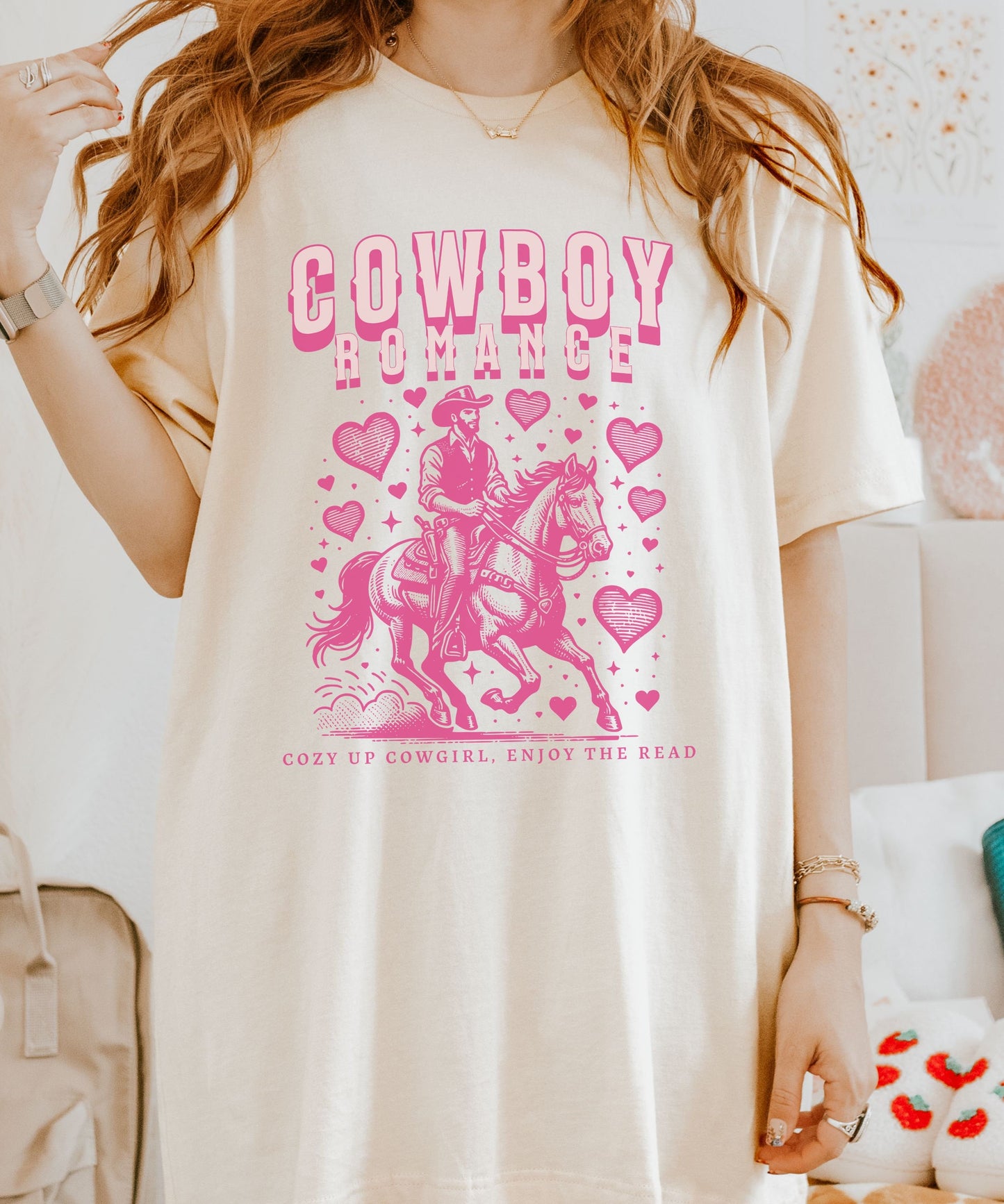 Cowboy Romance Reader Shirt, Western Romance Book Cowgirl Shirt Spice Reader Smut Shirt Western Bookish Things Tee Booklover Gifts