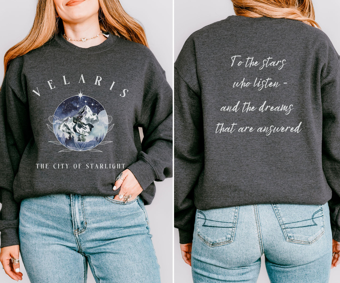 Velaris Sweatshirt, Licensed SJM Merch Sarah J Maas Merch City of Starlight ACOMAF ACOTAR Shirt Rhysand Quote To The Stars Who Listen Shirt