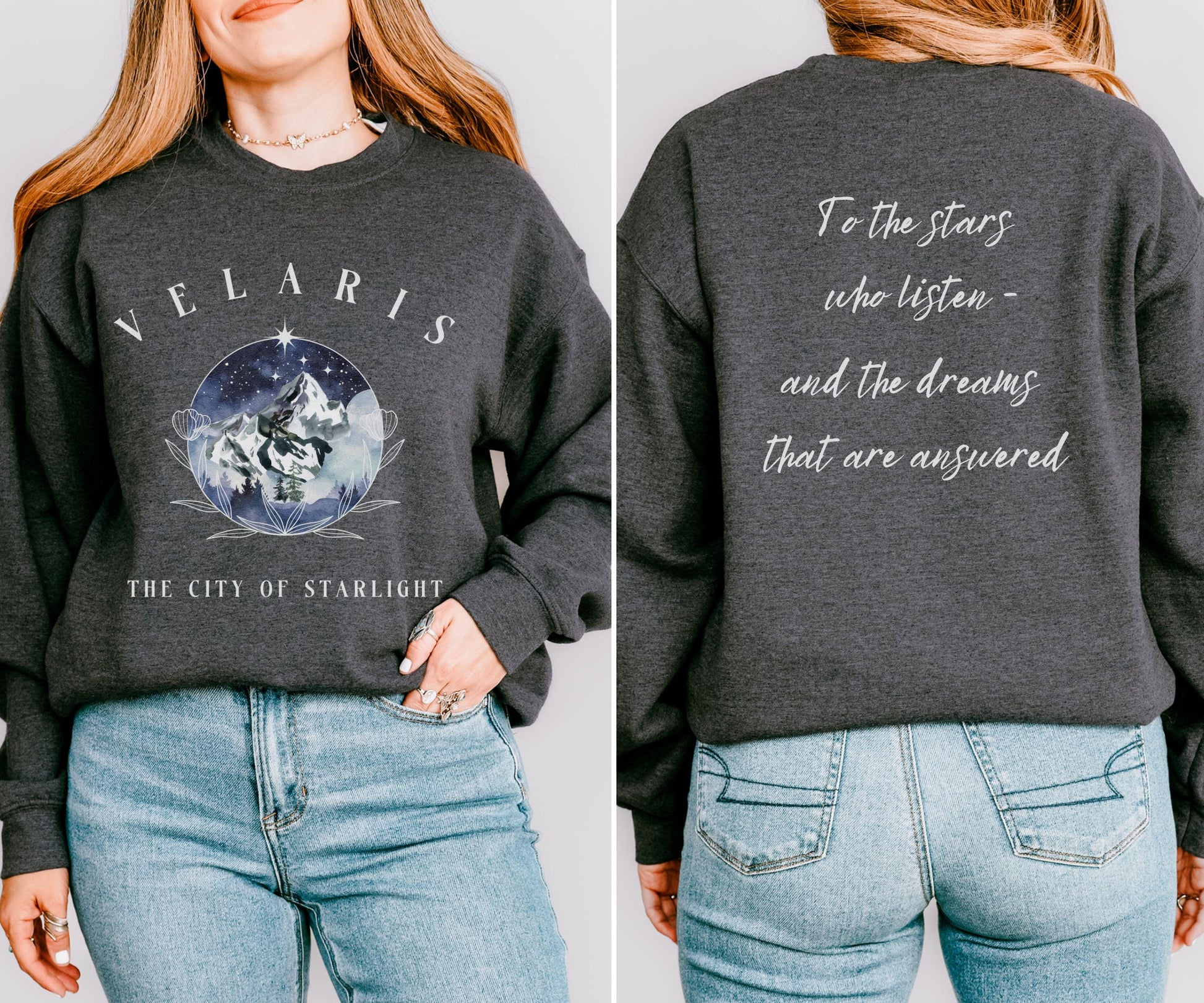 Velaris Sweatshirt, Licensed SJM Merch Sarah J Maas Merch City of Starlight ACOMAF ACOTAR Shirt Rhysand Quote To The Stars Who Listen Shirt