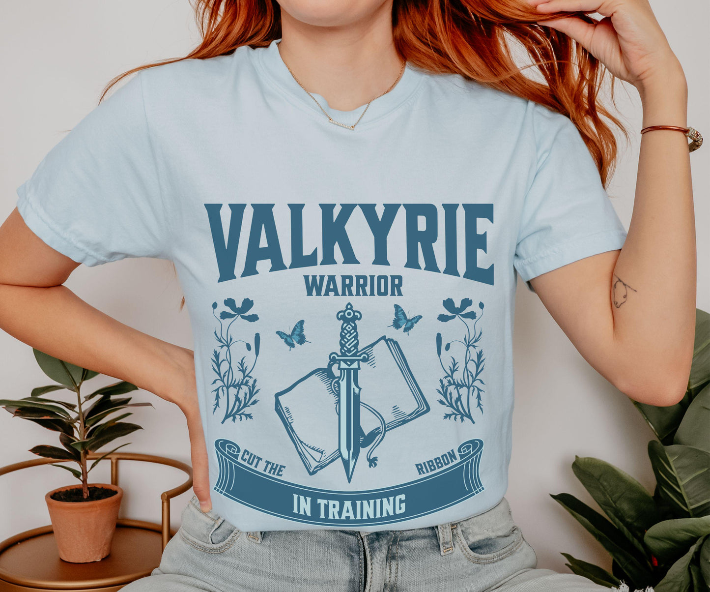 Valkyrie Shirt, Warrior In Training Shirt, Licensed SJM Merch, Sarah J Maas Gifts Cassian Velaris Shirt ACOSF Silver Flames ACOTAR Shirt