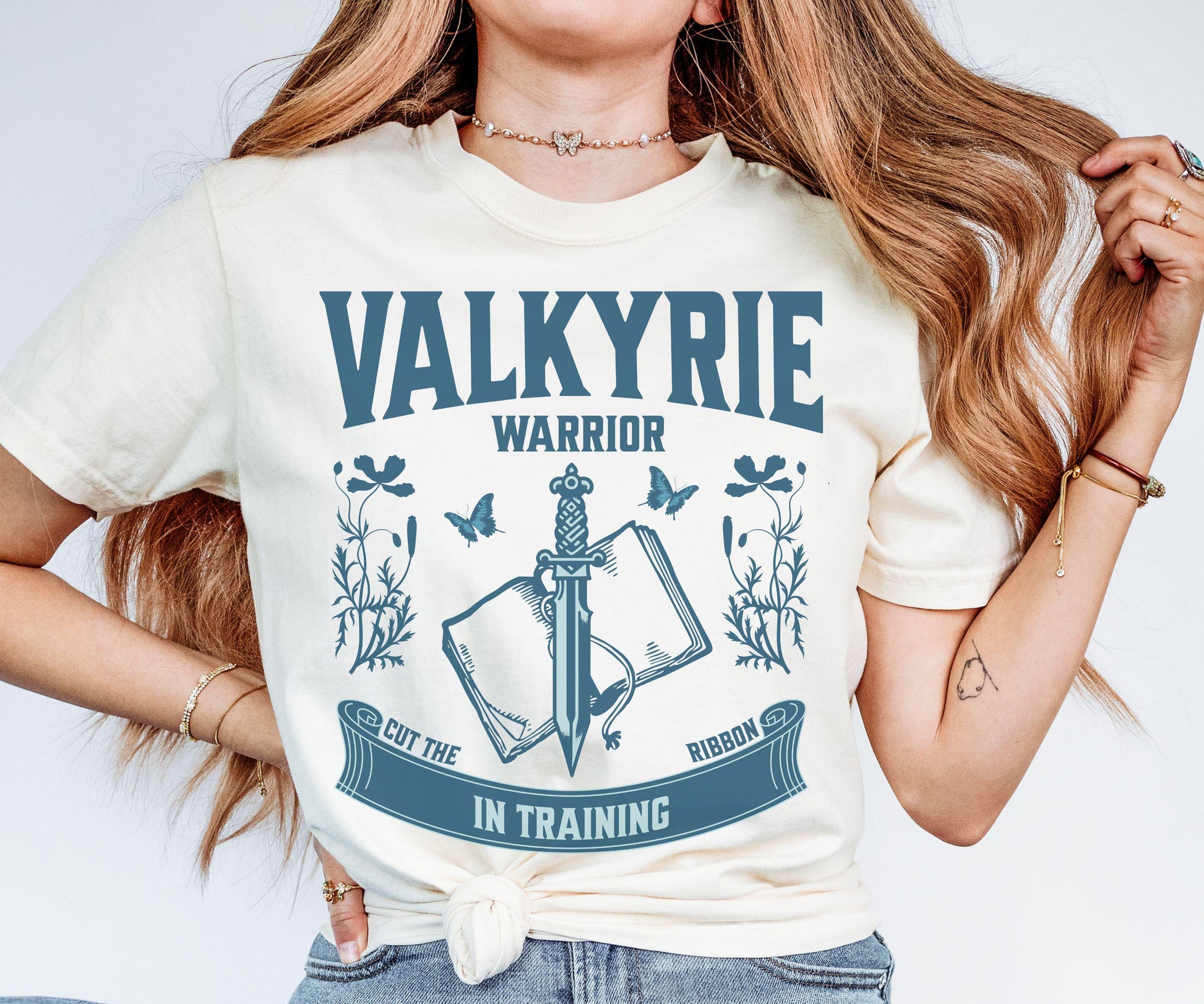 Valkyrie Shirt, Warrior In Training Shirt, Licensed SJM Merch, Sarah J Maas Gifts Cassian Velaris Shirt ACOSF Silver Flames ACOTAR Shirt