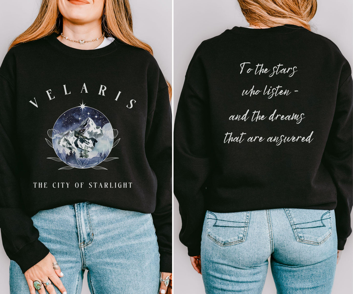 Velaris Sweatshirt, Licensed SJM Merch Sarah J Maas Merch City of Starlight ACOMAF ACOTAR Shirt Rhysand Quote To The Stars Who Listen Shirt