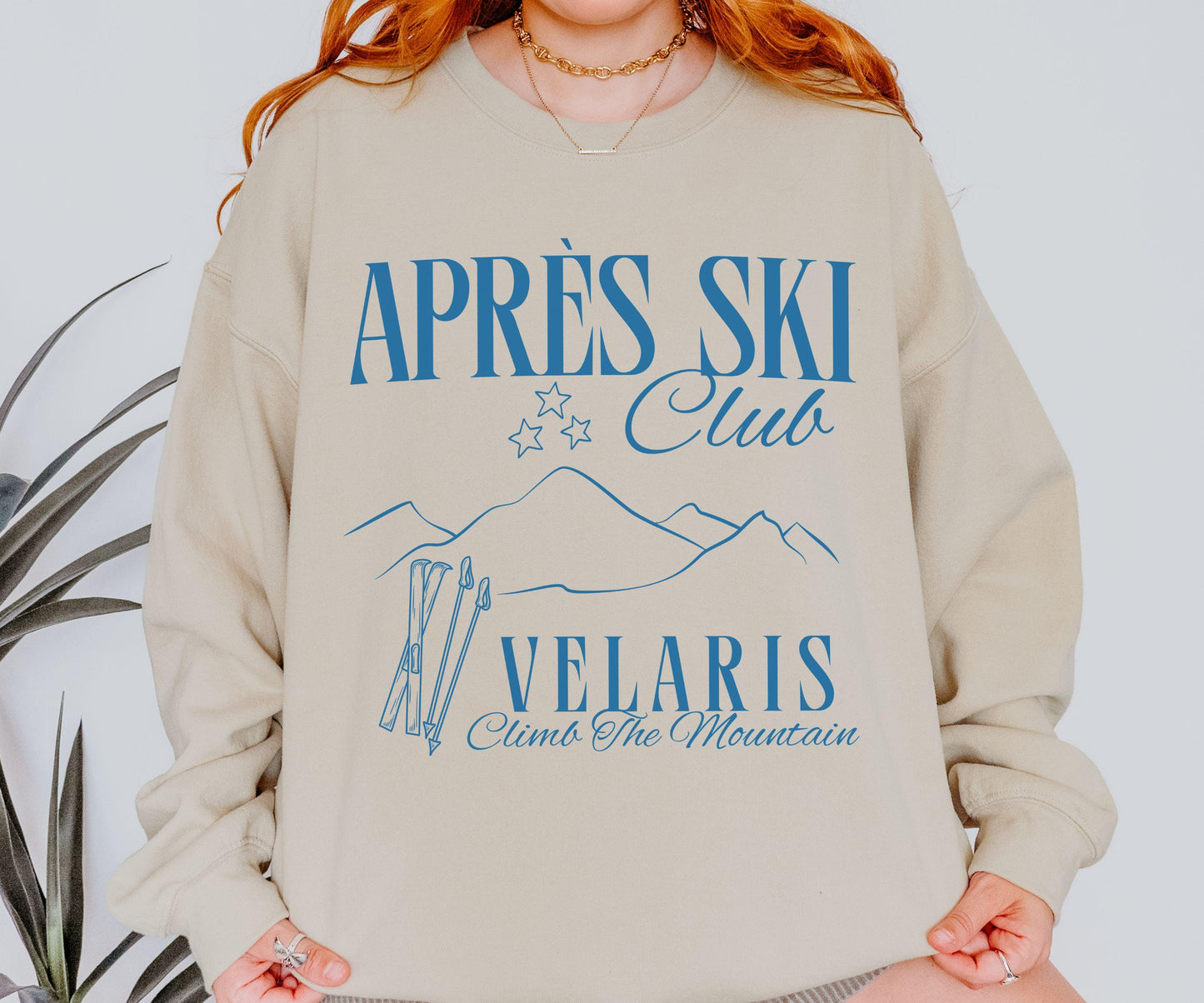 Velaris Sweatshirt, Apres Ski Club Sweatshirt Licensed Sarah J Maas ACOTAR Shirt Winter Solstice SJM Merch Valkyrie Ski Sweater