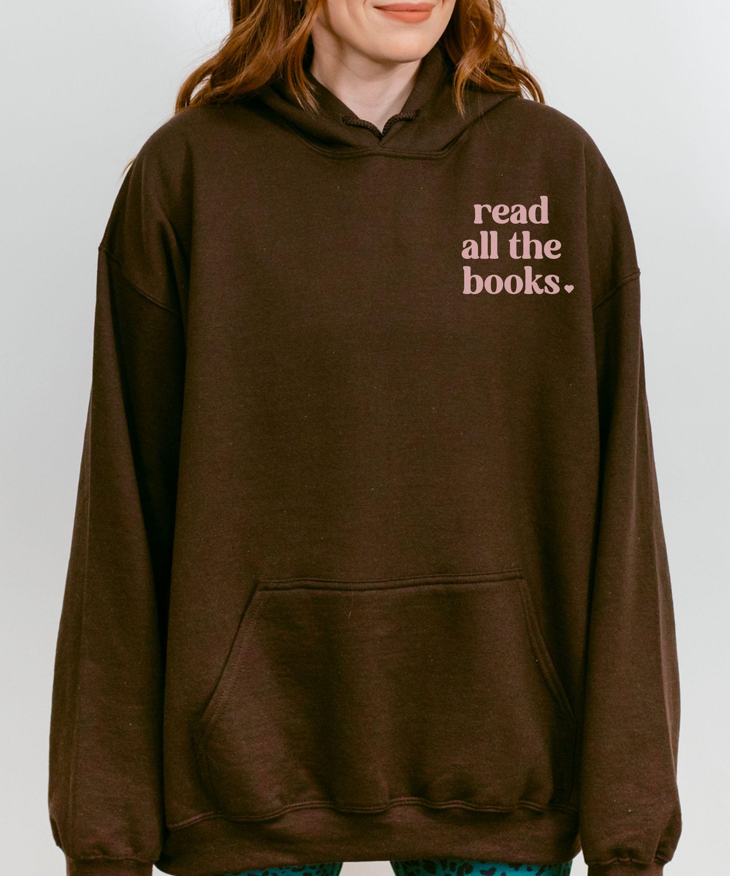 Read All The Books Hoodie, Minimalist Bookish Sweatshirt, Preppy Book Lover Merch Born To Read Sweatshirt, One More Chapter TBR Shirt