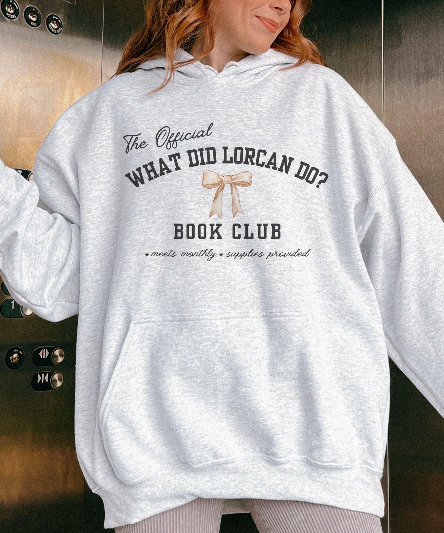 What Did Lorcan Do Book Club Hoodie, Licensed SJM Merch, Lorcan Elide Throne Of Glass Sweatshirt KOA Kingdom of Ash Sarah J Maas Hoodie
