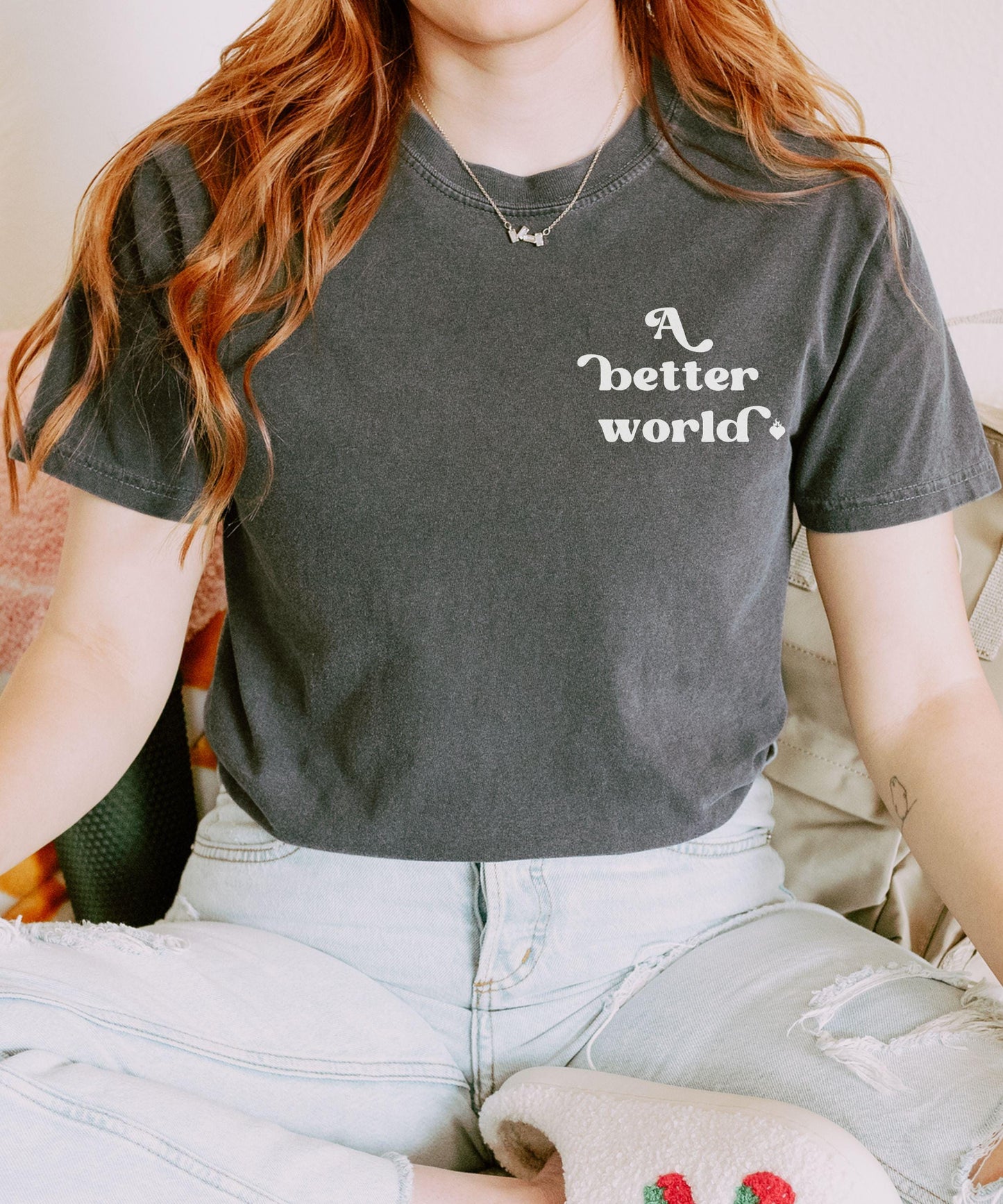 A Better World Fireheart Shirt, Kingdom of Ash Licensed SJM Merch, Throne of Glass Shirt, Sarah J Maas Tshirt, TOG KOA Aelin Galathynius Tee