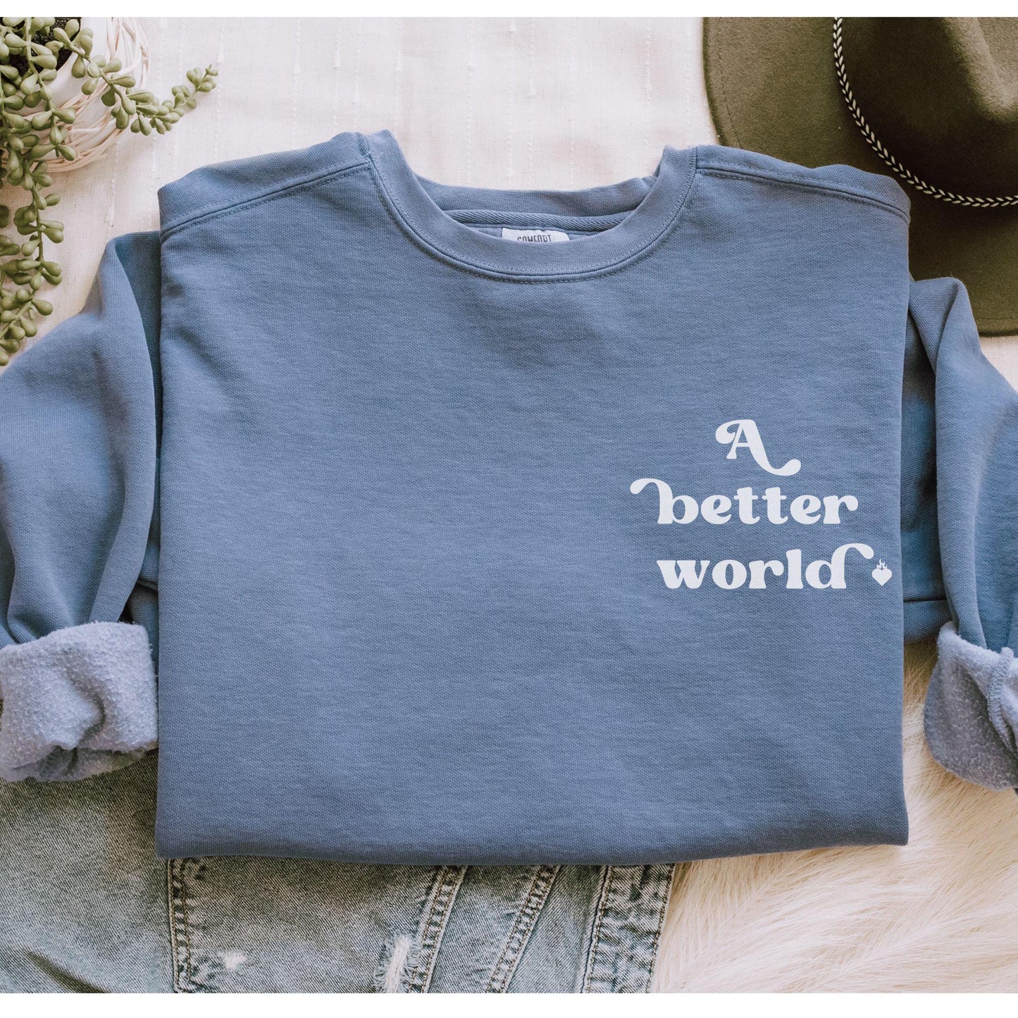 A Better World Kingdom of Ash Licensed SJM Merch Comfort Colors Sweatshirt, Fireheart Throne of Glass Aelin Galathynius Crewneck Sweatshirt