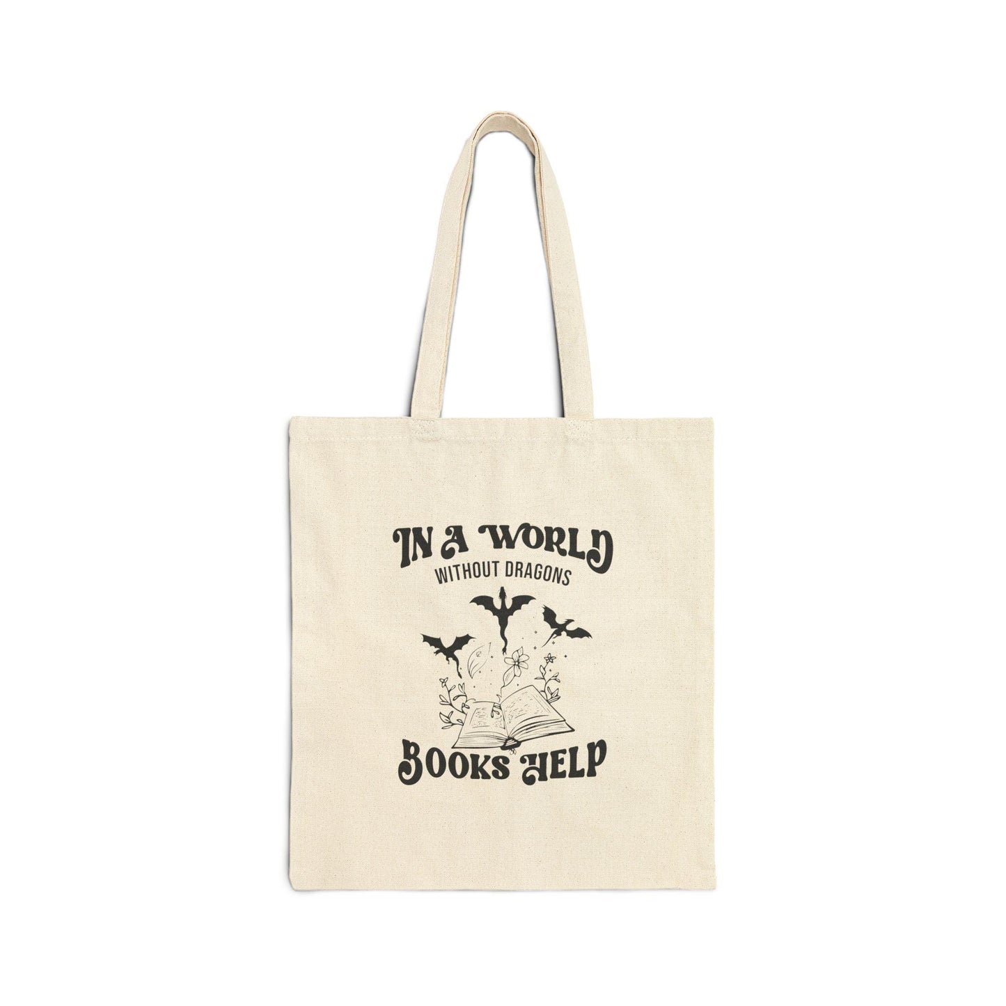 Dragon Tote Bag, Fantasy Romance Reader Tote Bag Dragon Gifts Romantasy Merch Reader Gift Book Lover Tote Bookish Things Gift for Book Lover