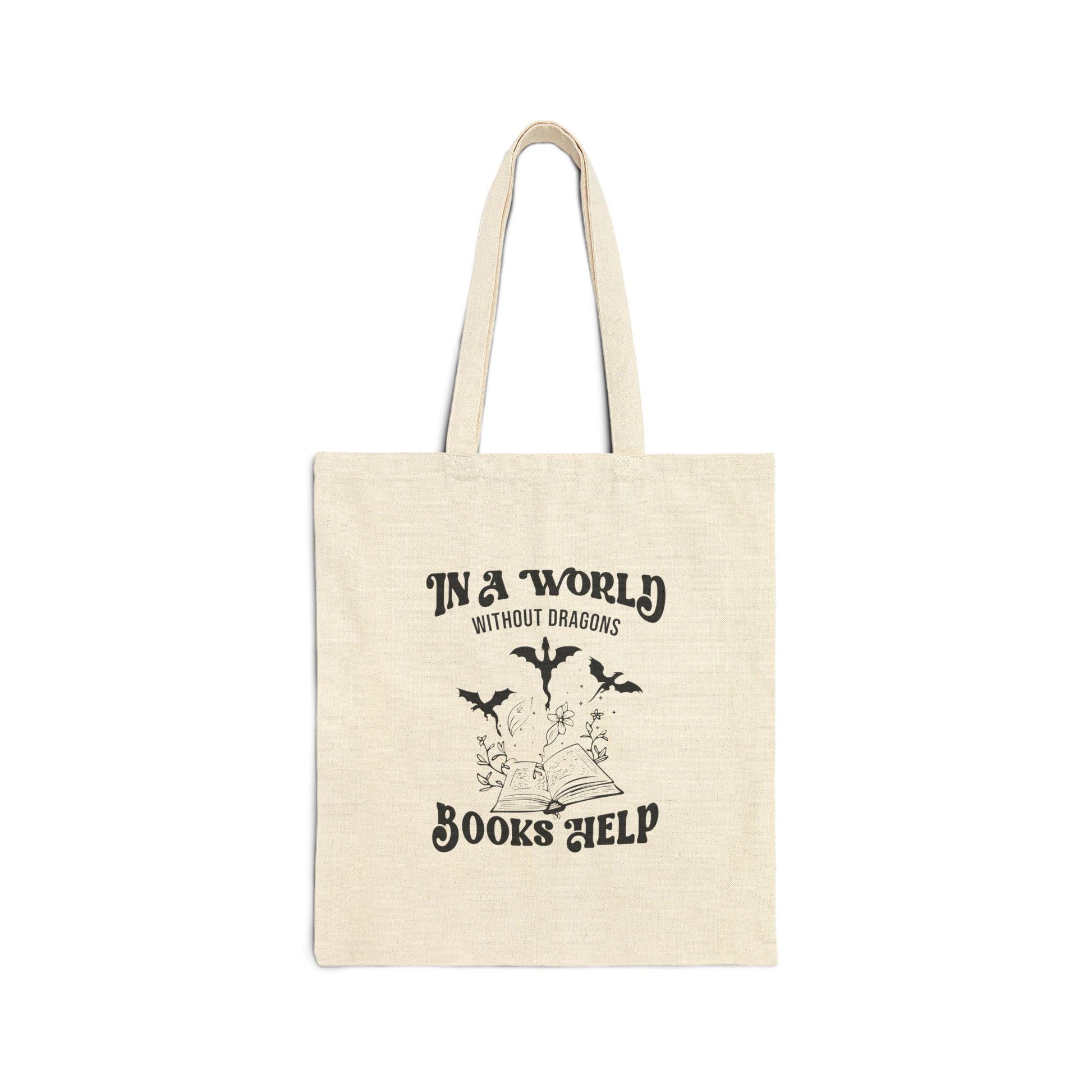 Dragon Tote Bag, Fantasy Romance Reader Tote Bag Dragon Gifts Romantasy Merch Reader Gift Book Lover Tote Bookish Things Gift for Book Lover