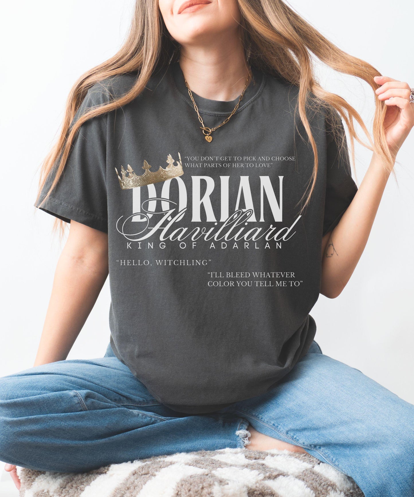 Dorian Havilliard Shirt, Throne of Glass Licensed Sarah J Maas Merch, Manon Blackbeak Romantasy Shirt, Kingdom Of Ash Bookish Gifts
