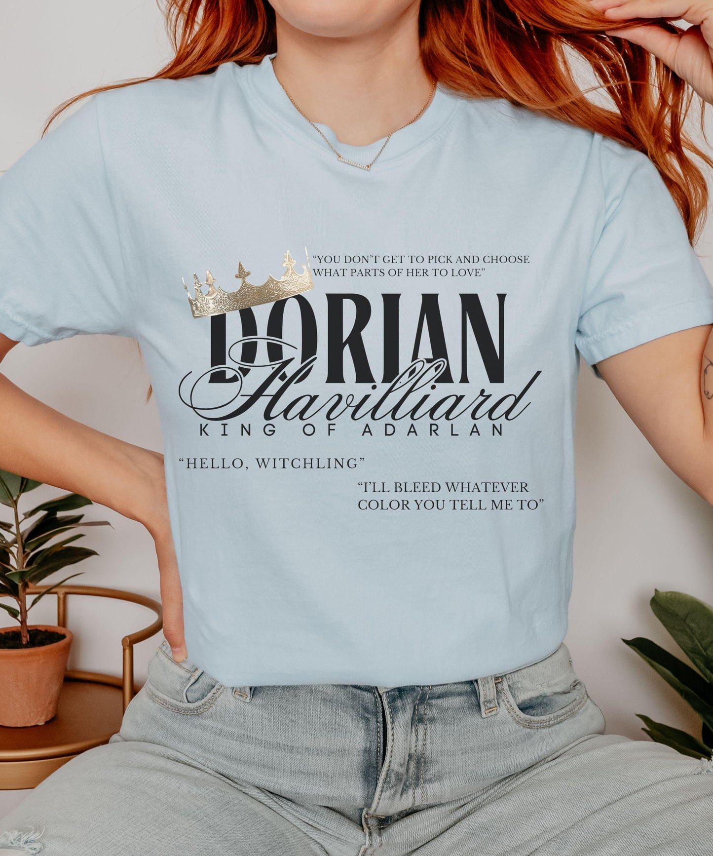 Dorian Havilliard Shirt, Throne of Glass Licensed Sarah J Maas Merch, Manon Blackbeak Romantasy Shirt, Kingdom Of Ash Bookish Gifts
