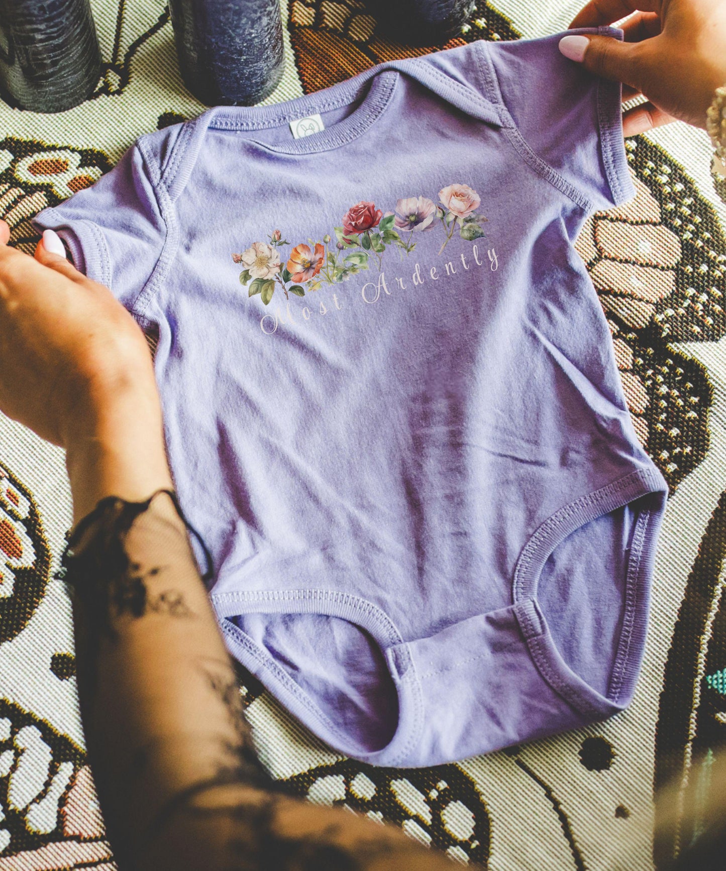Most Ardently Jane Austen Baby Bodysuit, Pride and Prejudice Baby Clothes, Literature Baby Gifts, Bookish Baby Shower Gift, Cottagecore Baby
