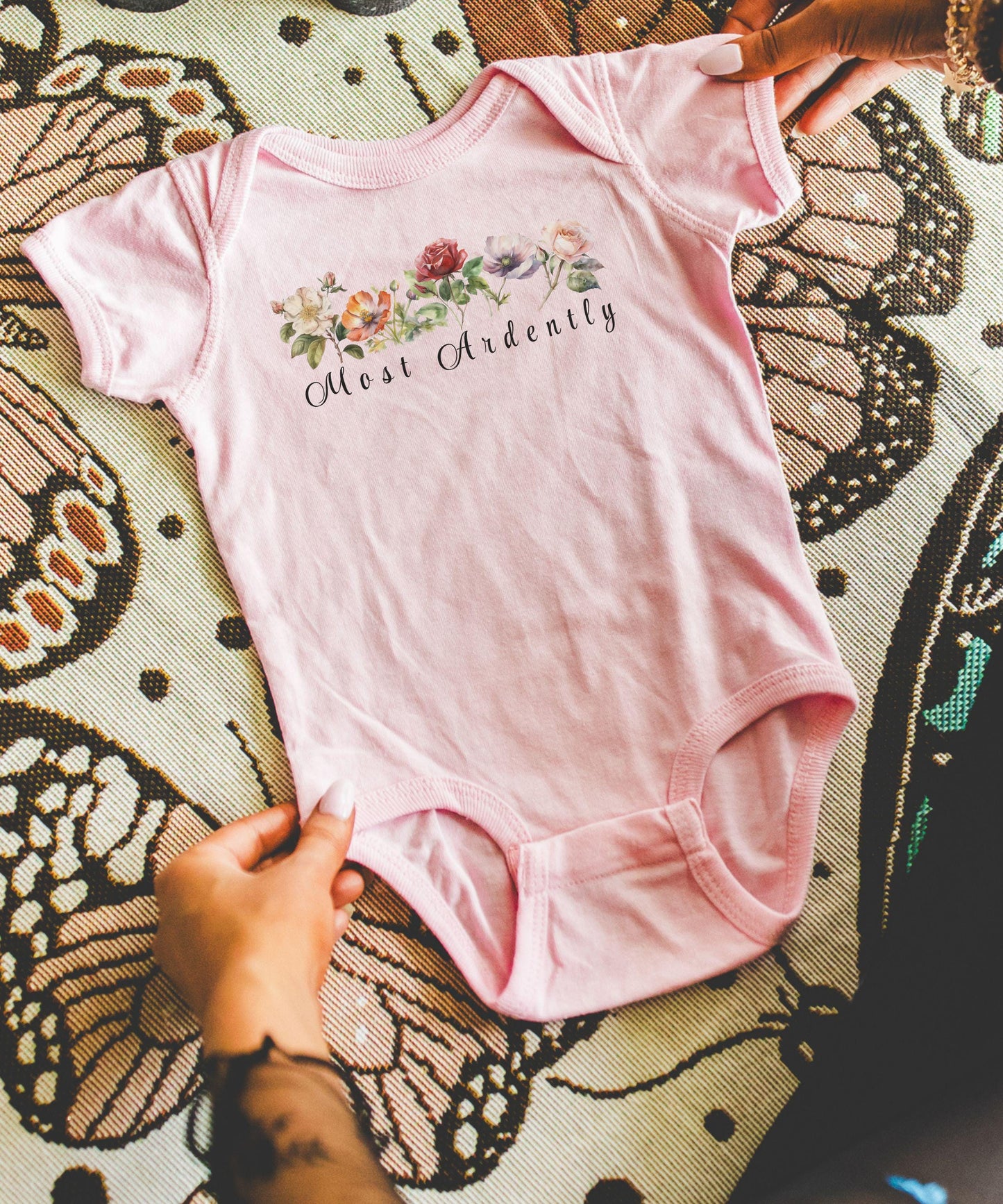 Most Ardently Jane Austen Baby Bodysuit, Pride and Prejudice Baby Clothes, Literature Baby Gifts, Bookish Baby Shower Gift, Cottagecore Baby