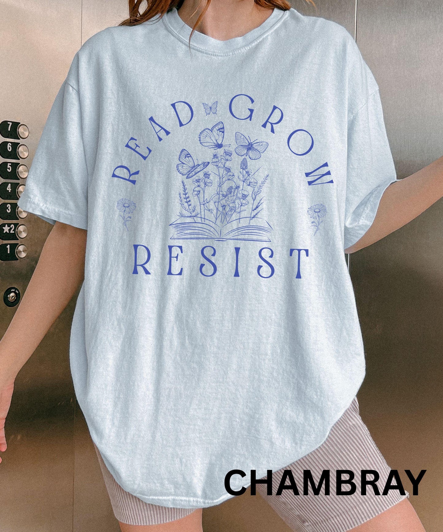Resist TShirt, Reading Tshirt Banned Books Shirt, Bookish Feminist Shirt, anti maga Booklover Gifts Progressive liberal Reading Shirt