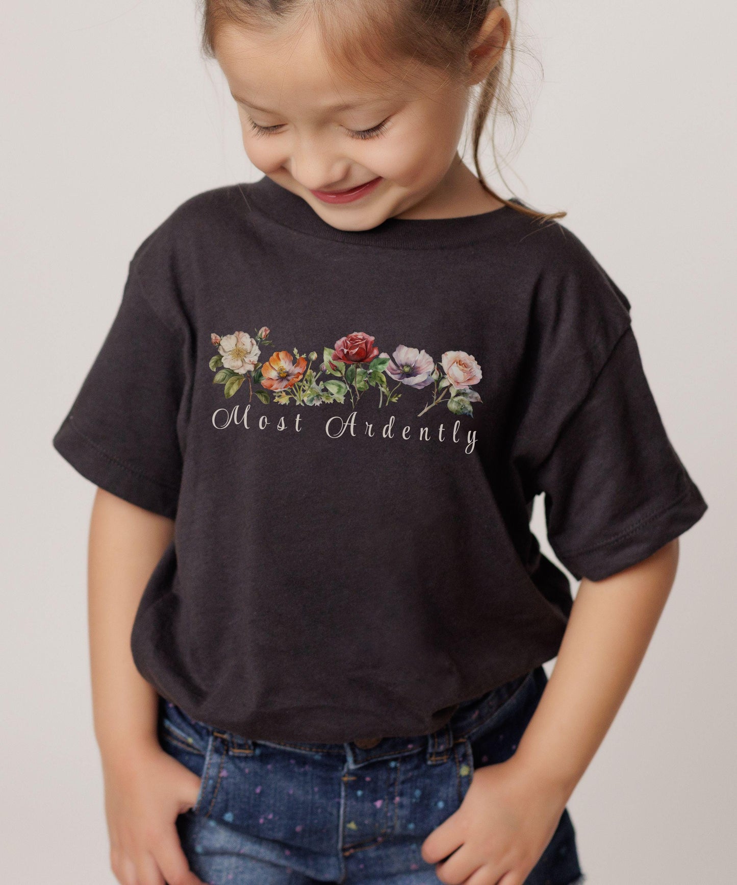 Most Ardently Shirt Kids, Jane Austen Shirt for Toddler Librariancore Shirt Girls Academia Shirt, Jane Austen Gifts Kids Literary Shirt Girl