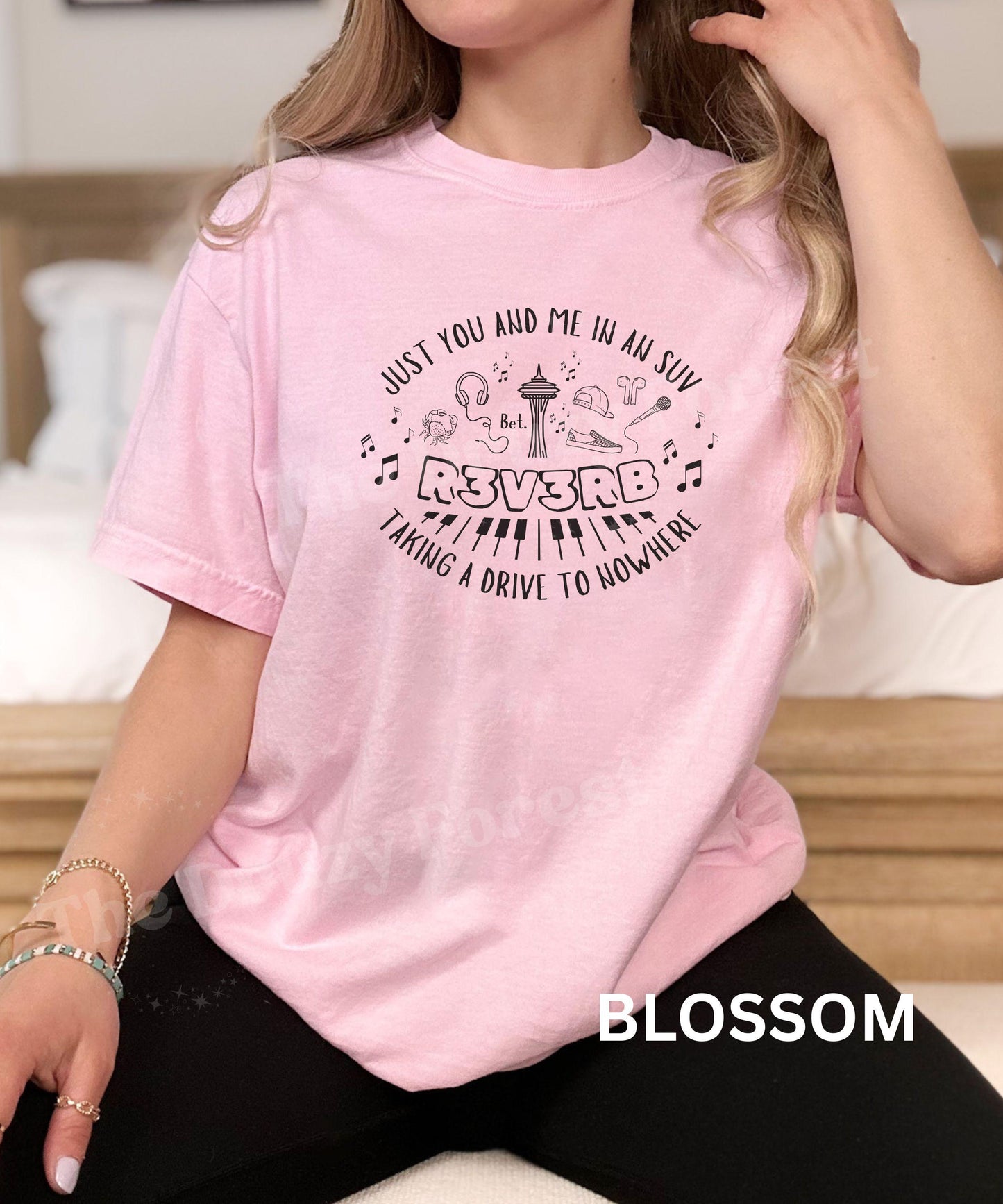 Just You and Me In an SUV, The Bittersweet Symphony Shirt, Reverb Reverse Book Merch, Licensed Kate Stewart Book Merch Easton Crowne Shirt