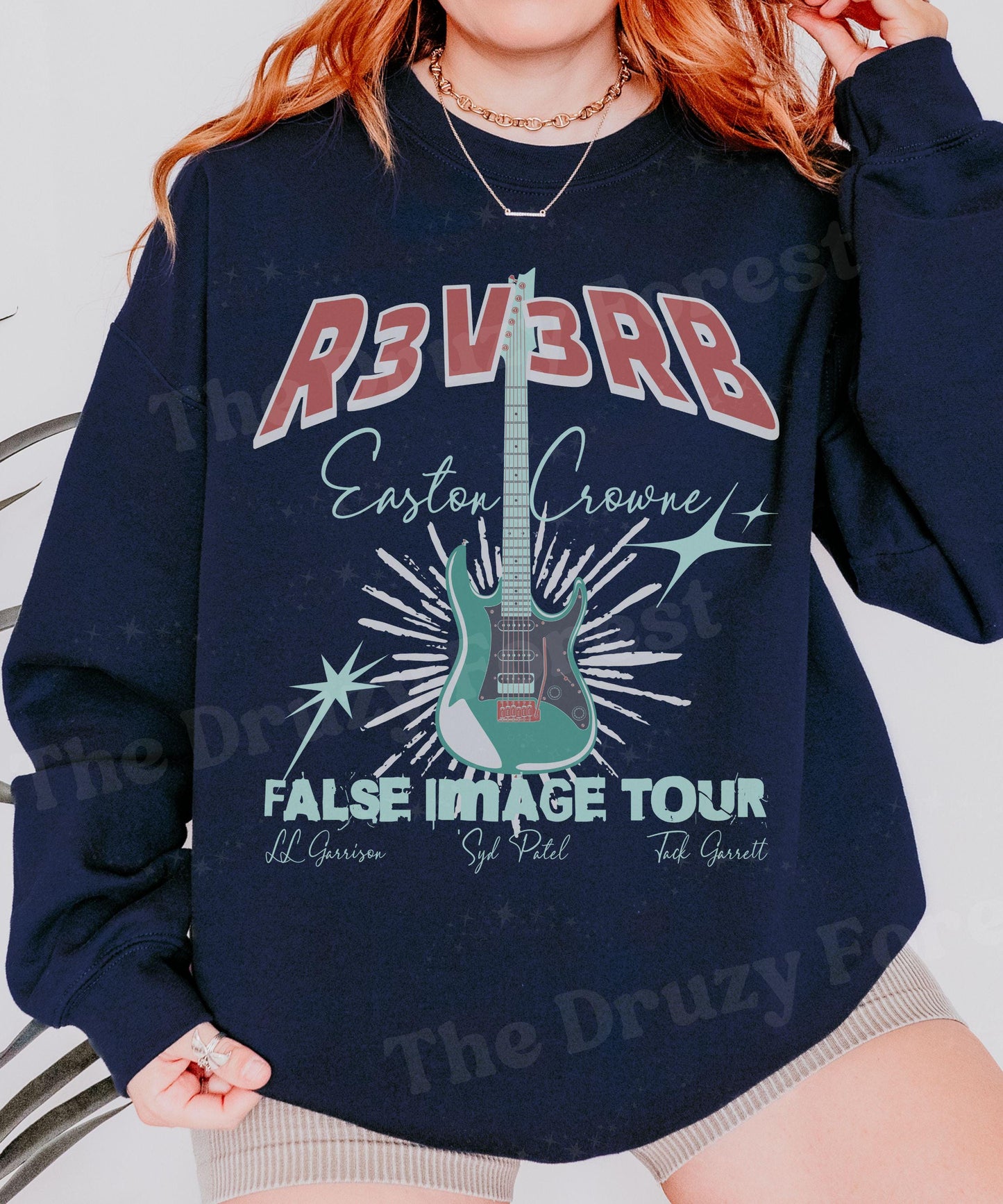 Easton Crowne Reverb Sweatshirt, Reverse Kate Stewart Licensed Book Merch, The Bittersweet Symphony Book Series Merch Sweatshirt