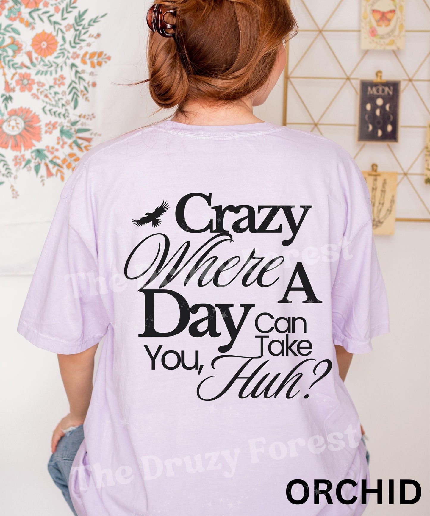 Tyler Jennings Shirt, The Ravenhoood Series Shirt, Licensed Kate Stewart Book Merch, Flock Book Quote Tshirt, Crazy Where a Day Can Take You