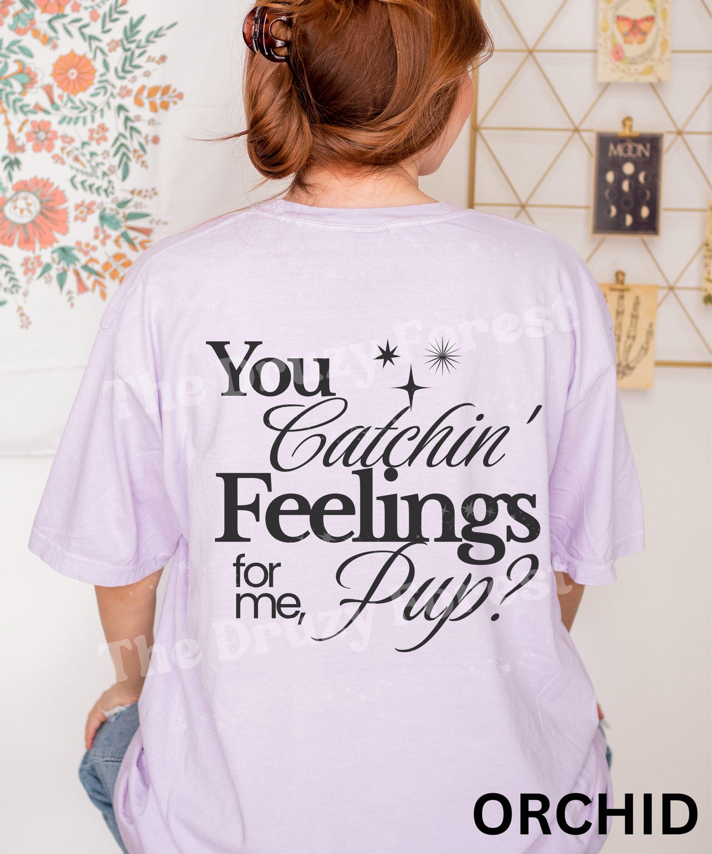 Sean Roberts Shirt, The Ravenhood Book Series, Licensed Kate Stewart Book Merch, You Catchin Feelings For Me Pup Flock Book Quote Tee