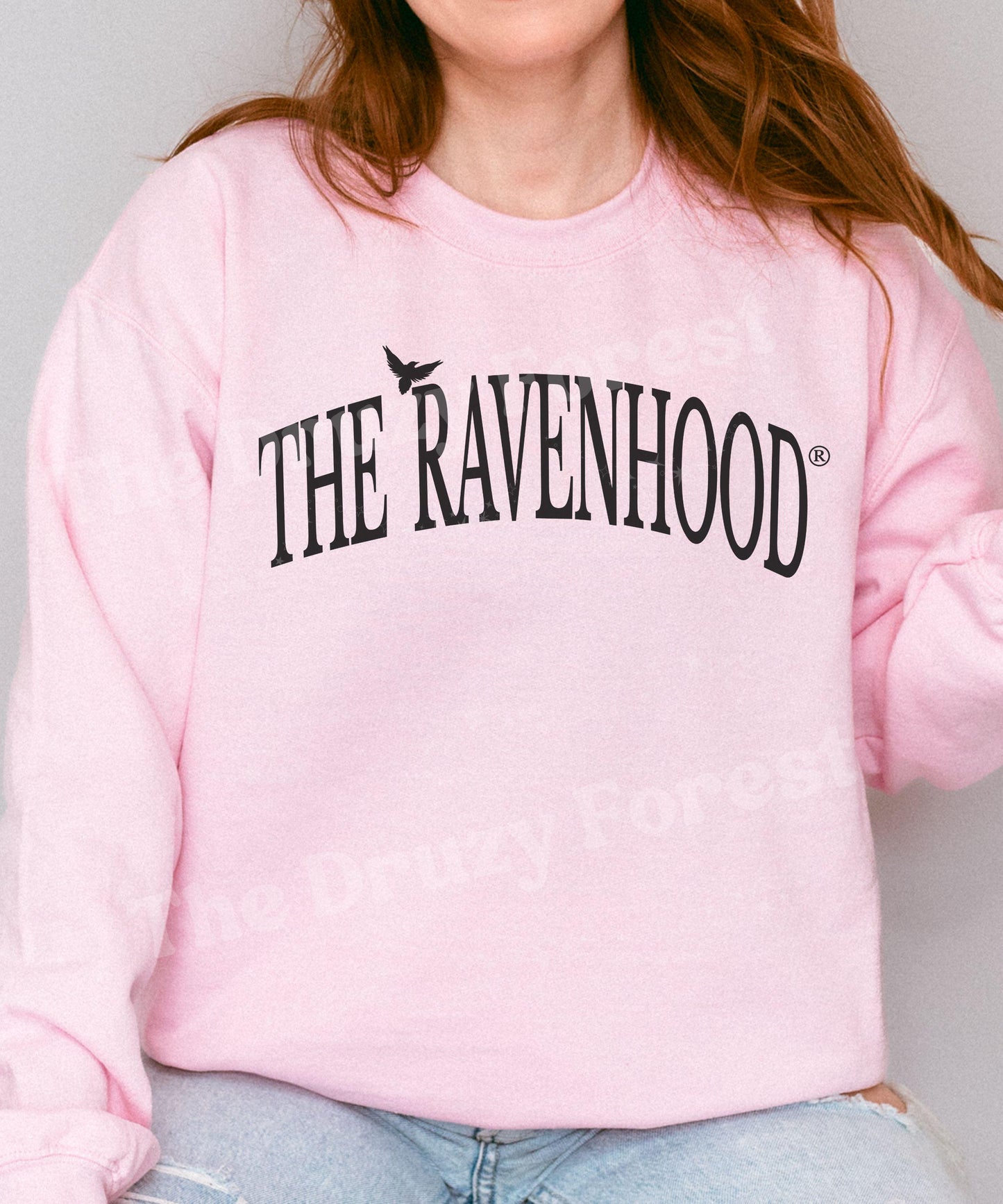 The Ravenhood Sweatshirt, Kate Stewart Licensed Book Merch, Dominic King We Love Rainy Days Don't We Baby, Ravenhood Book Series Sweatshirt