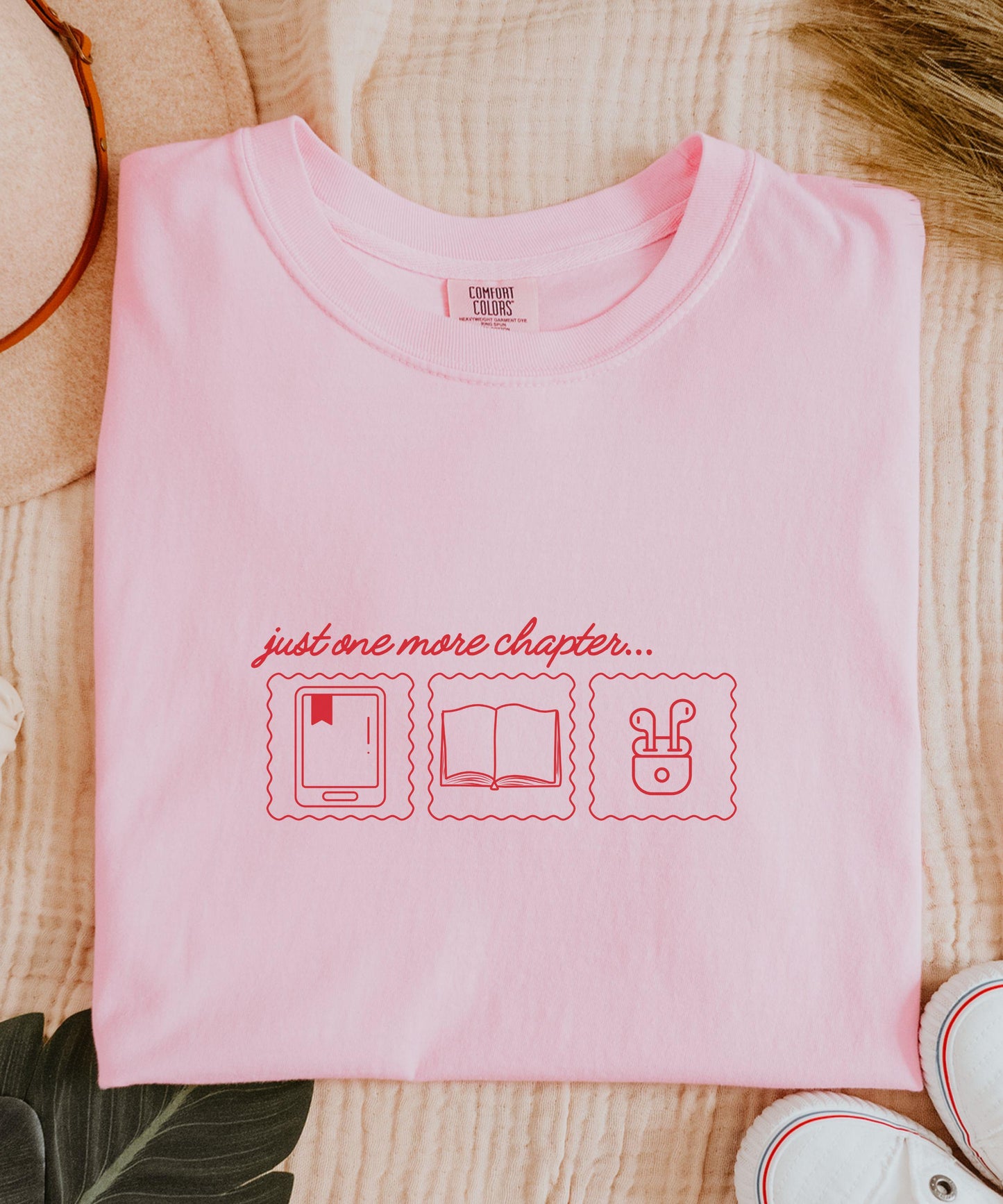 One More Chapter Booklover Shirt, Audiobook Lover Shirt, Ebook Reader Shirt, Bookish Things, Booklover Gifts, Bookish Shops Bookish apparel