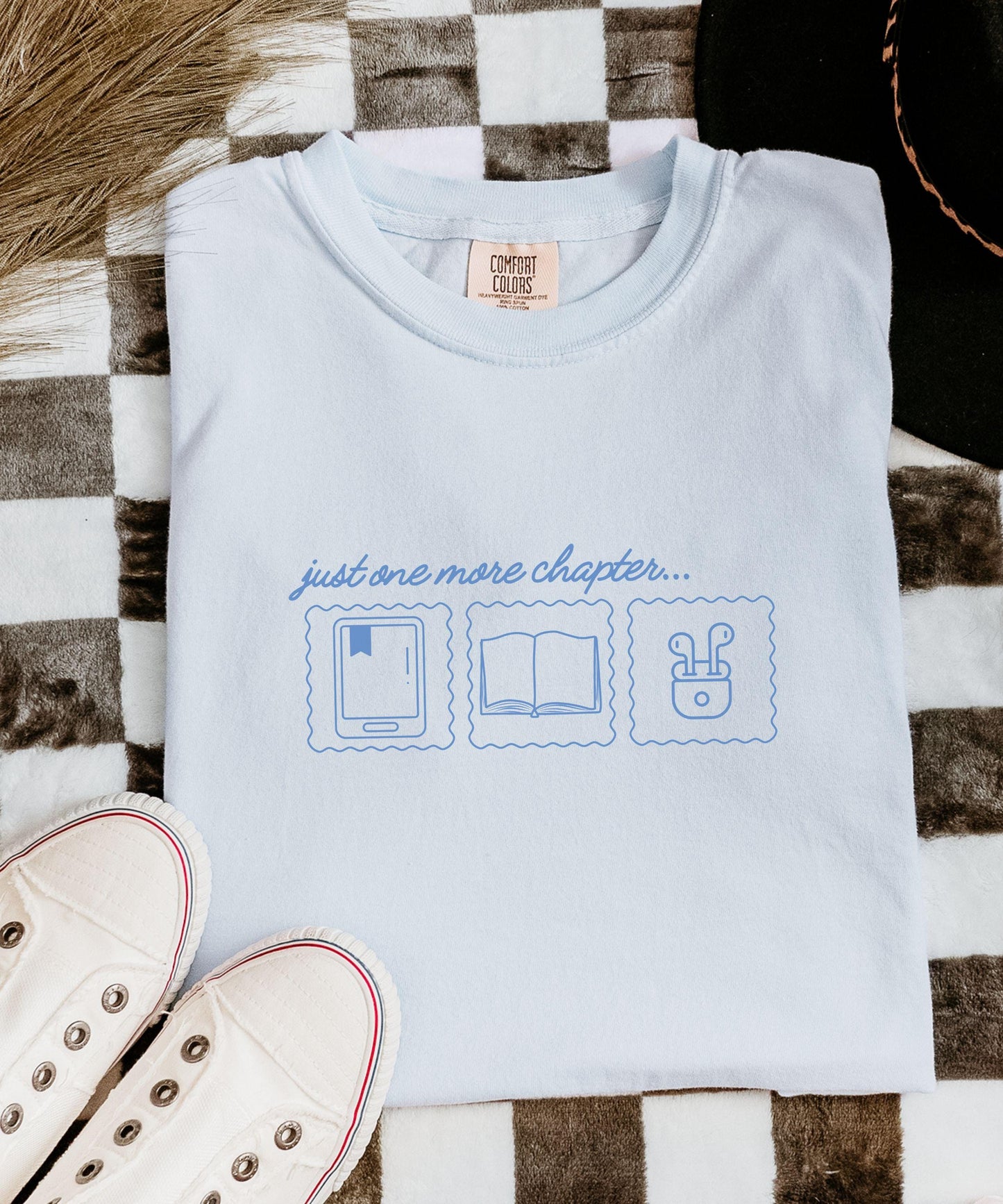 One More Chapter Booklover Shirt, Audiobook Lover Shirt, Ebook Reader Shirt, Bookish Things, Booklover Gifts, Bookish Shops Bookish apparel