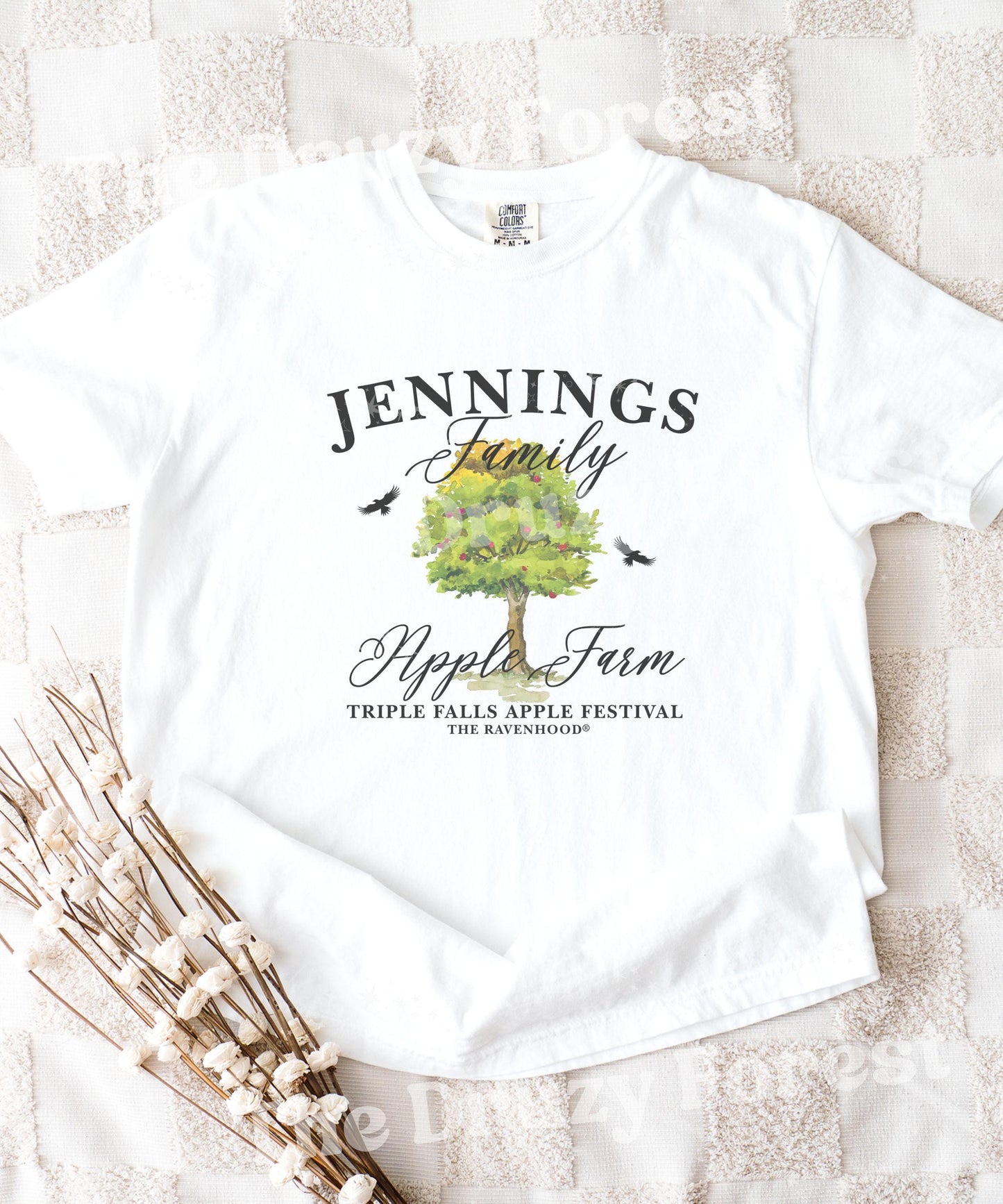 Jennings Family Apple Farm Licensed Kate Stewart Book Merch Shirt, Tyler Jennings The Ravenhood Book Series Severed Heart Triple Falls Shirt