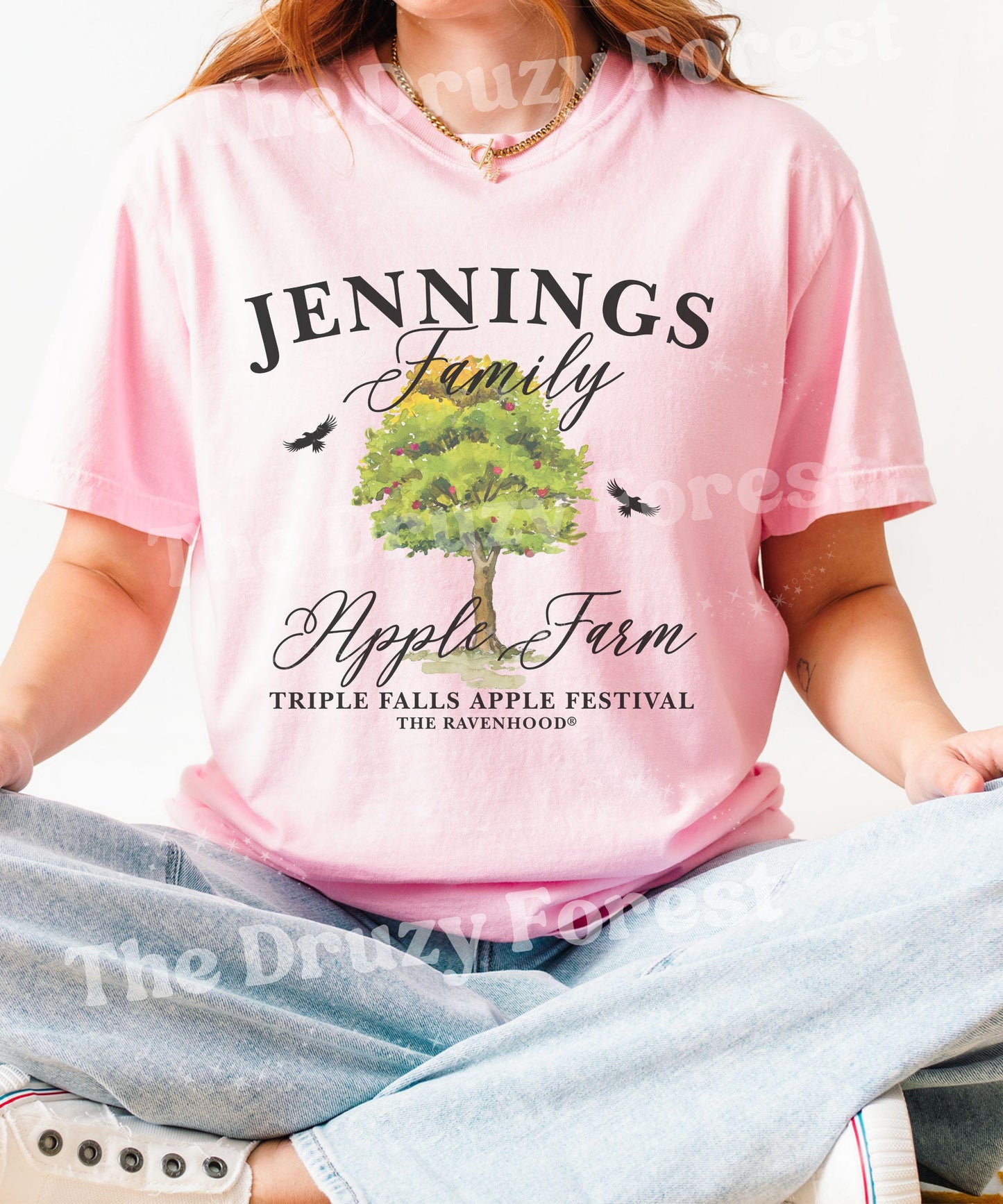 Jennings Family Apple Farm Licensed Kate Stewart Book Merch Shirt, Tyler Jennings The Ravenhood Book Series Severed Heart Triple Falls Shirt