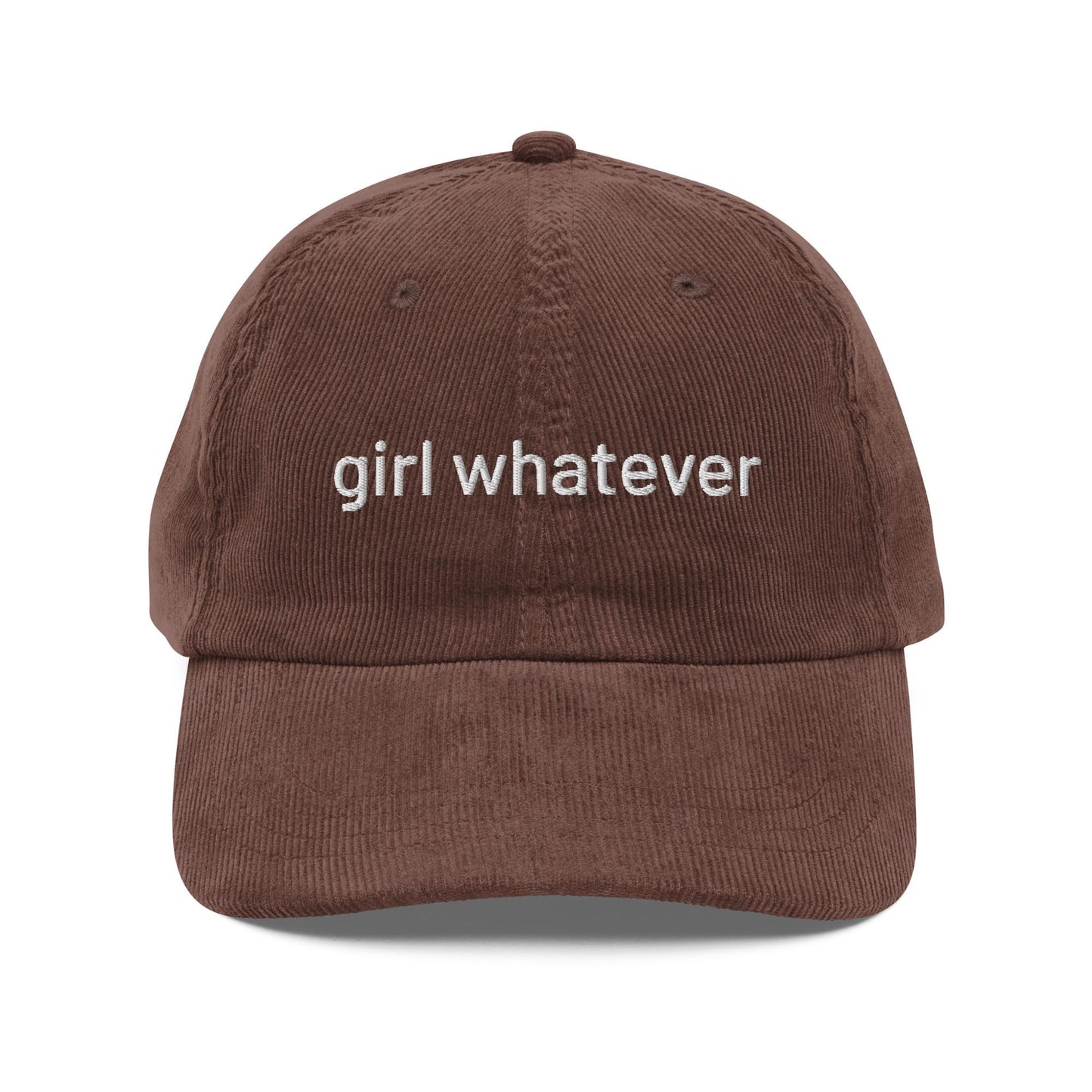 Girl Whatever Vintage corduroy cap