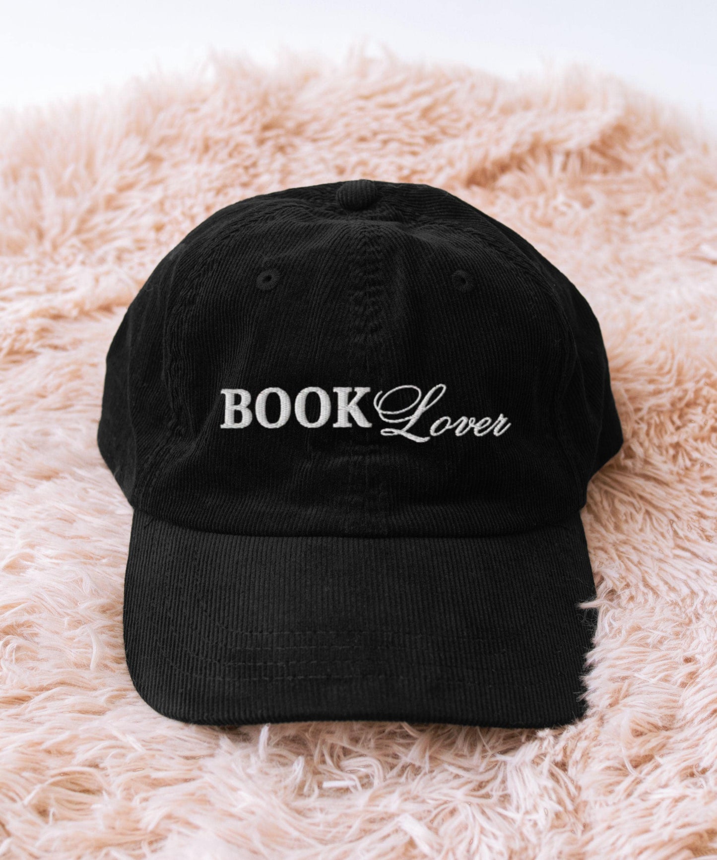Book Lover Embroidered Corduroy Hat: Bookish Hat Fall Gift for Booklovers BookLover Gifts, Booklover Hat, Bookish Things, Bookclub Gift