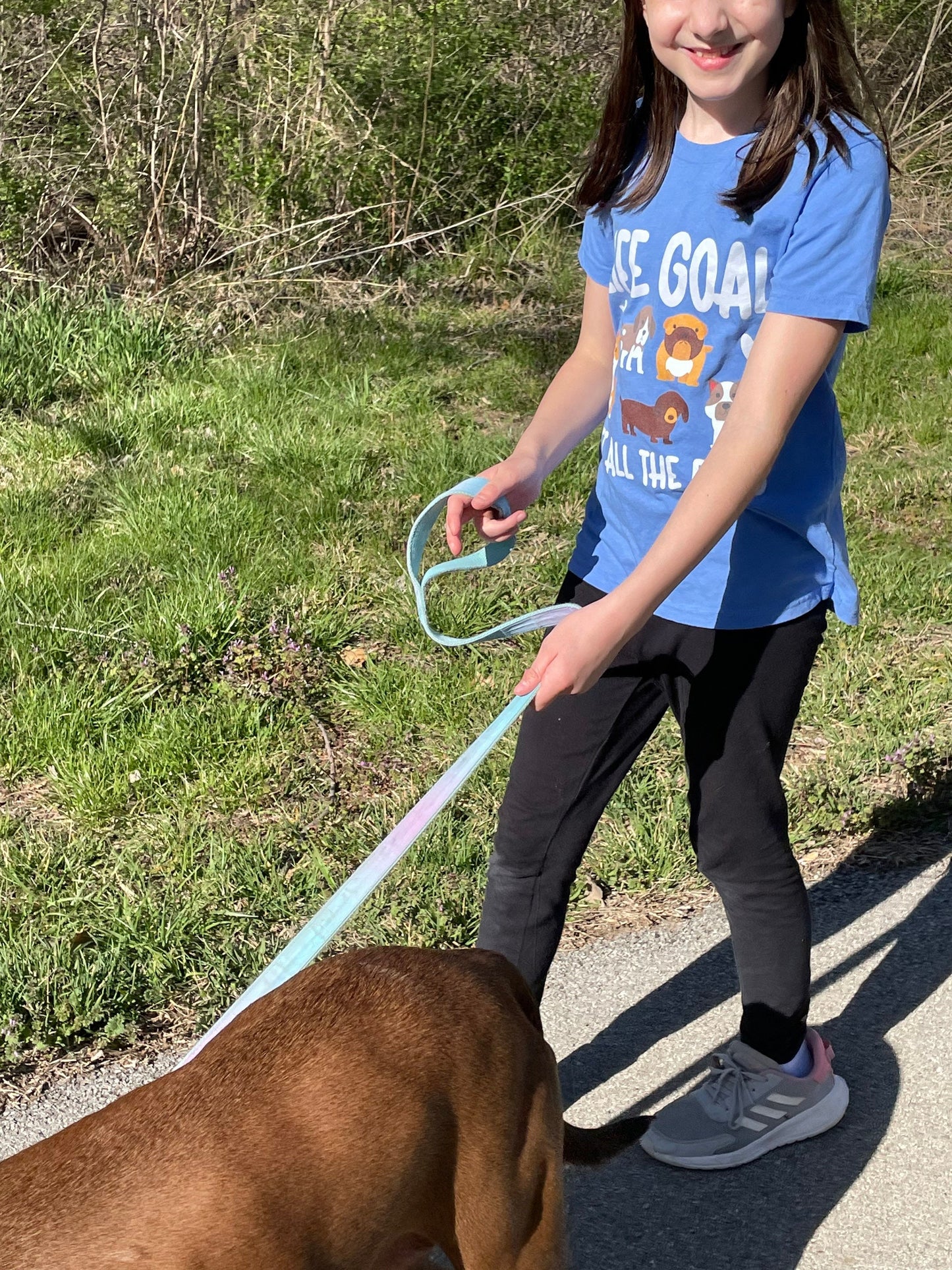 Life Goal Pet All The Dogs Shirt for Kids, Dog Shirt for Girls, Youth Shirt for Dog Lover, Life Goals Shirt, Animal Lover Gift Girl