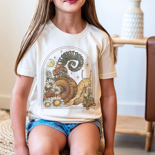 Goblincore Shirt For Kids Cottagecore Snail Shirt Mushroom Shirt For Toddler Grunge Fairycore Cottage Core Shirt Toddler Cottagecore Shirt