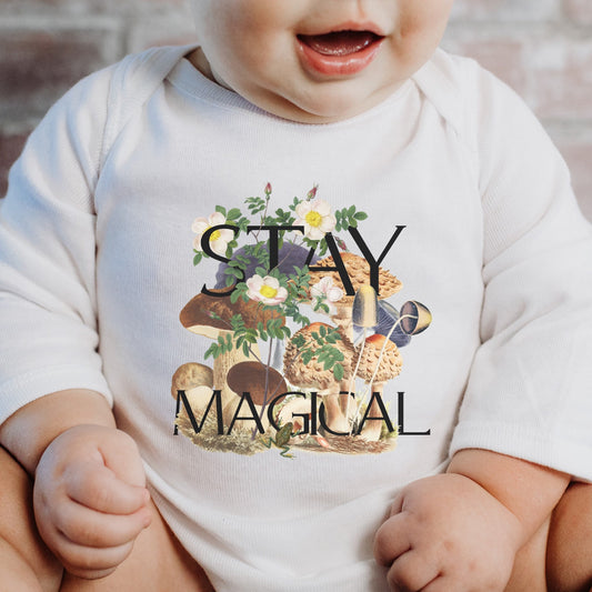 Mushroom Infant Bodysuit, Frog Bodysuit, Witchy Goblincore Cottagecore Baby, Boho Baby Clothes, Unique Baby Clothes, Fairy Grunge Fairycore