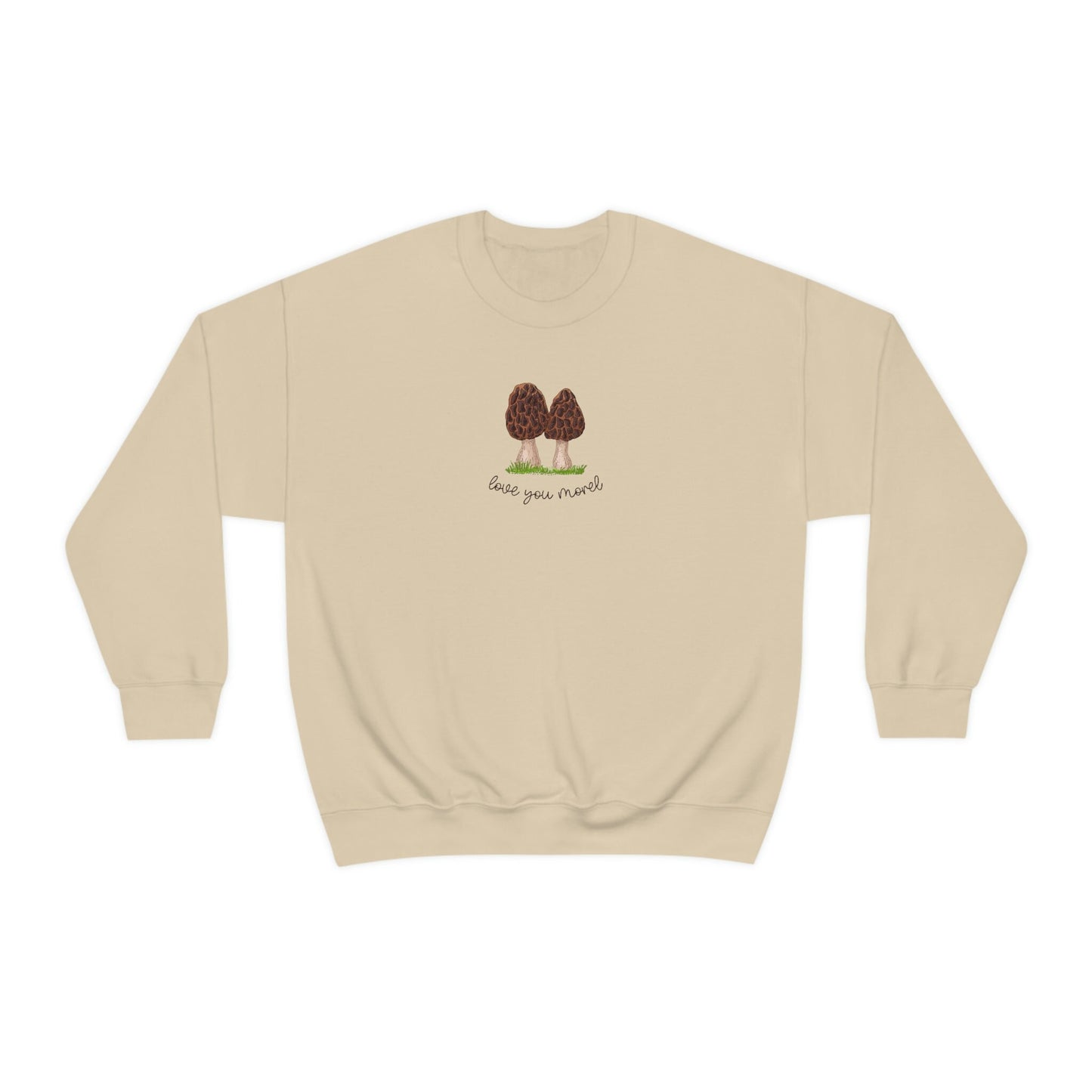 Mushroom Sweatshirt Morel Mushroom Cottage Core Clothes Love You Morel Mushroom Lovers Gift Couples Shirt Matching Mom Shirt